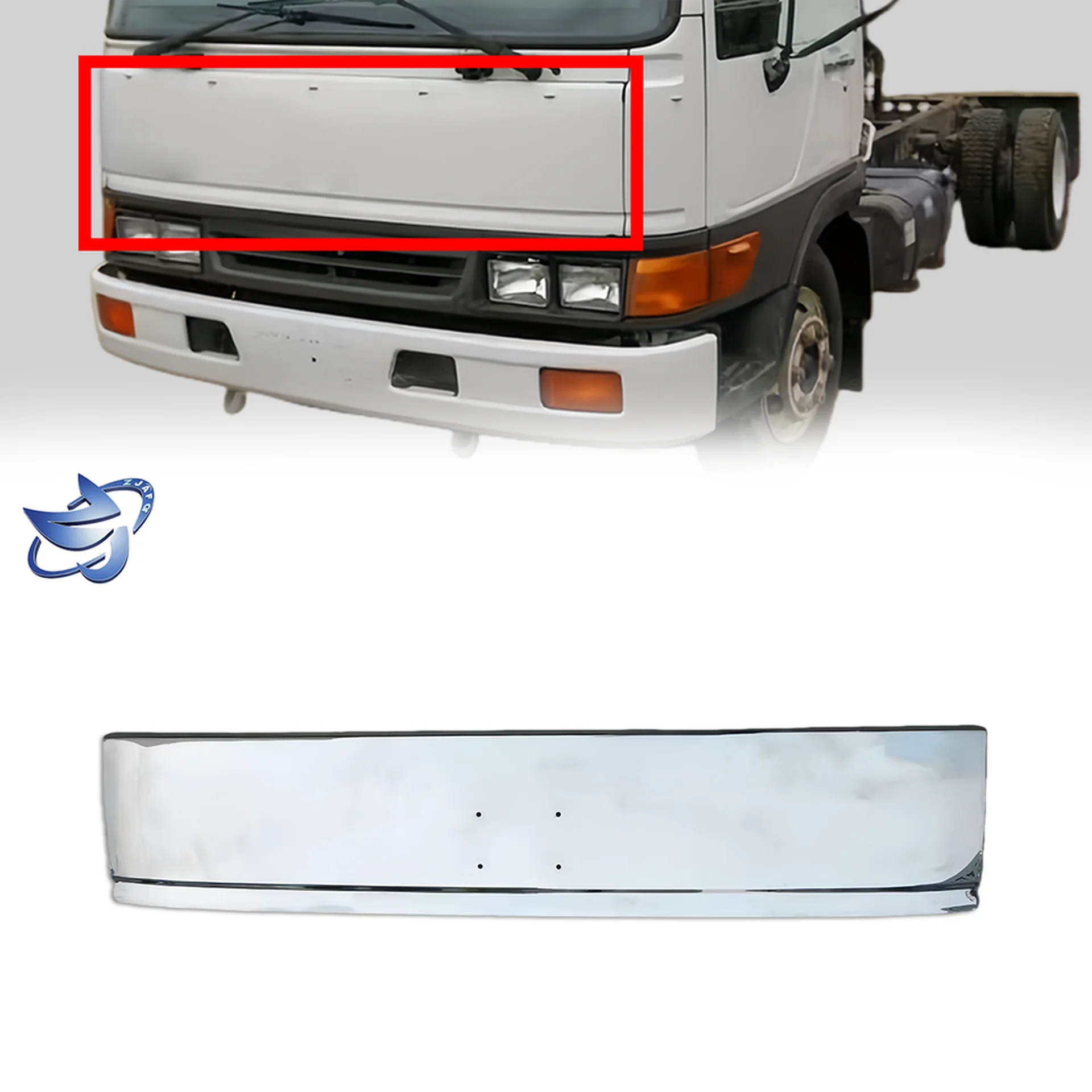 170CM Chrome Metal Front Panel / Garnish for Hino FB4J / FC4J