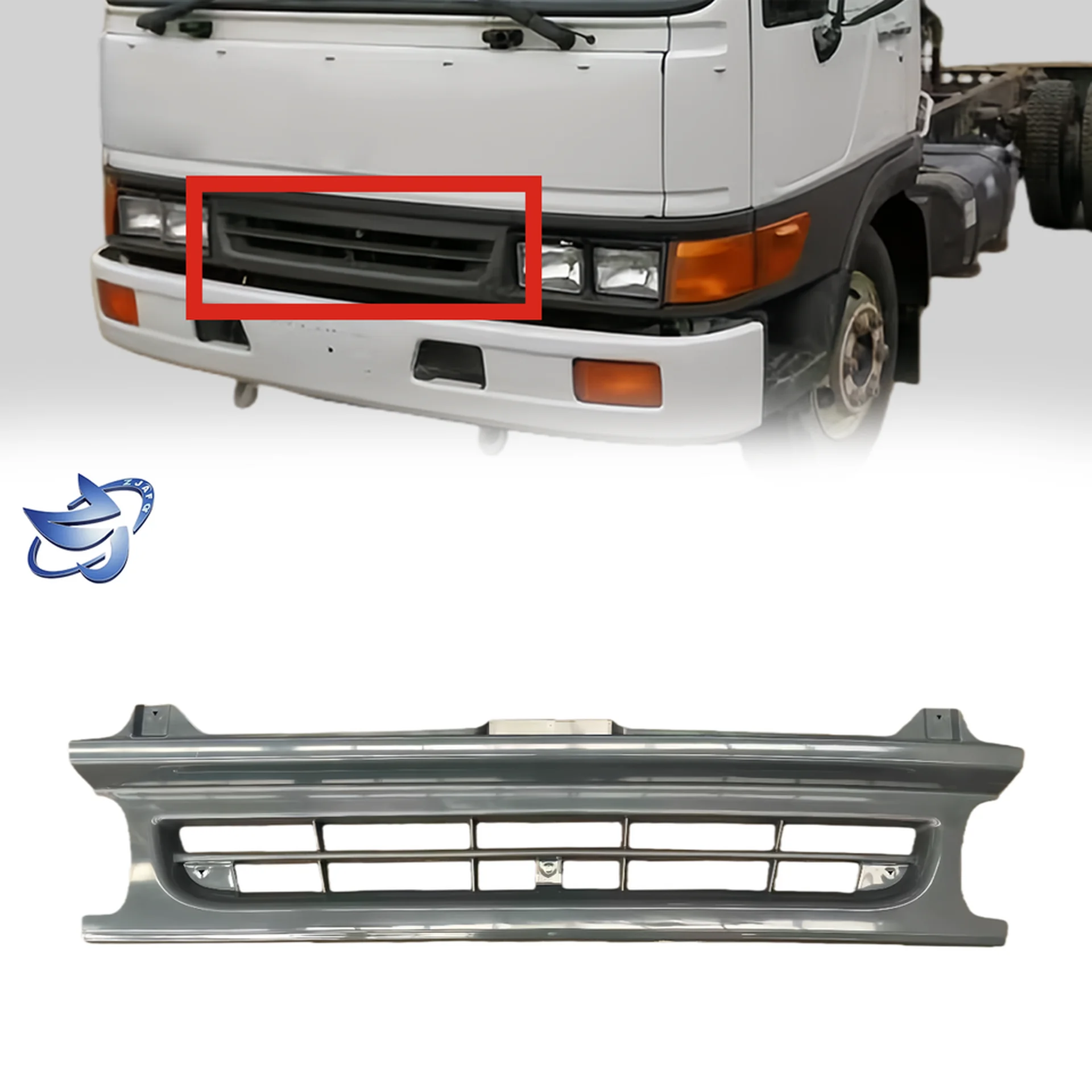 110CM Chrome / Gray Plastic Grille for Hino FB4J / FC4J