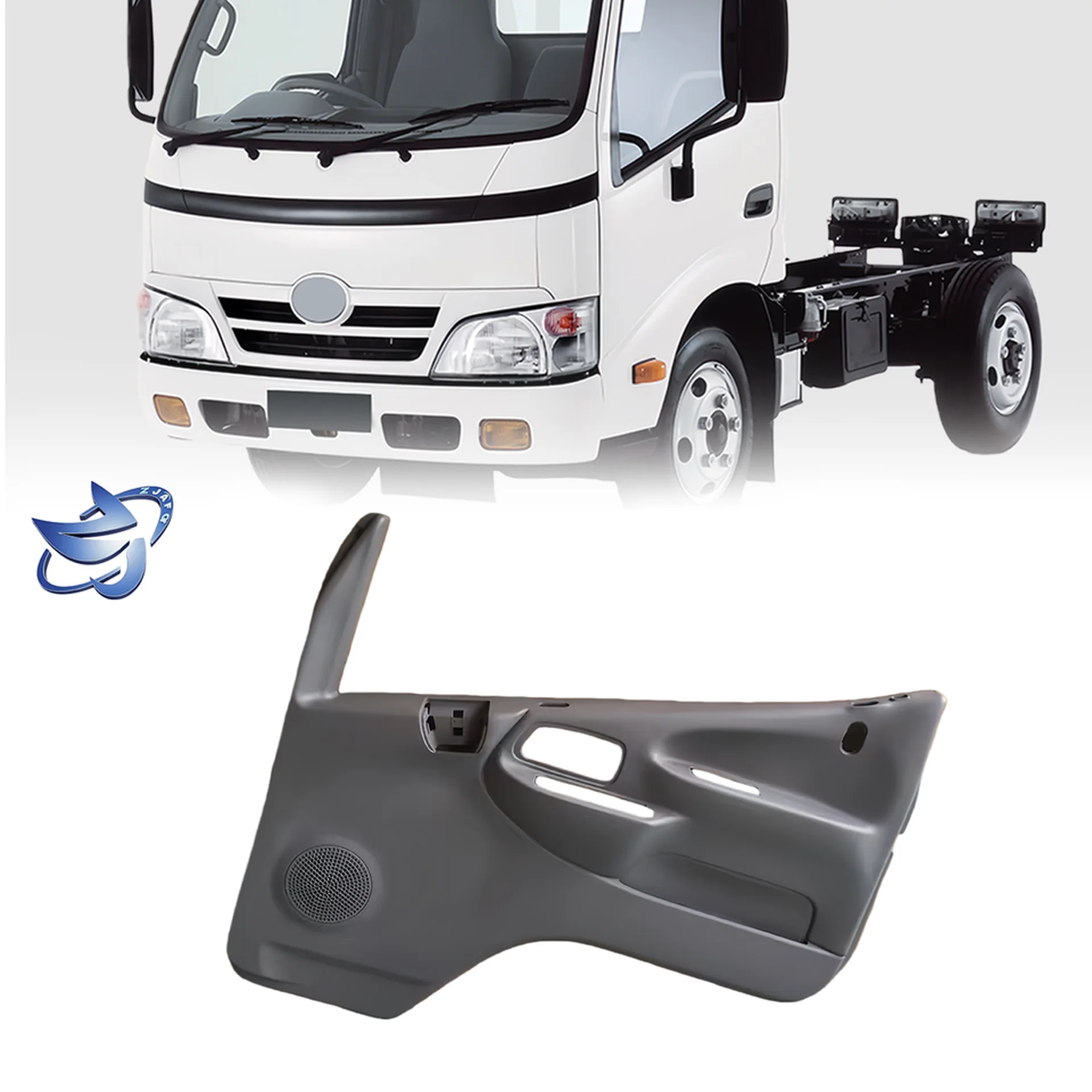 Gray Plastic Door / Window Trim for Hino 300 Dutro