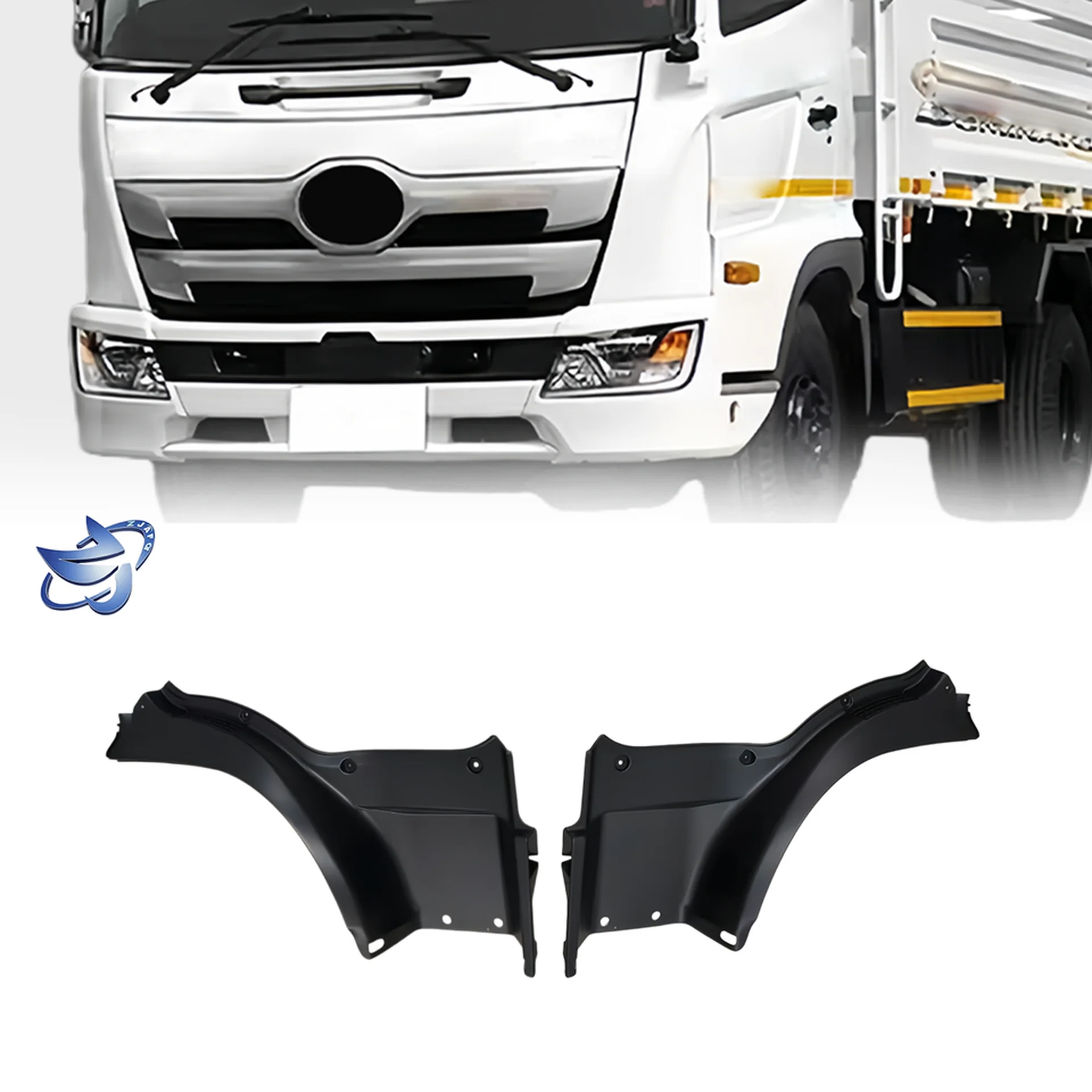 Black Plastic Step Panel for Hino Dominator 500 / New 500