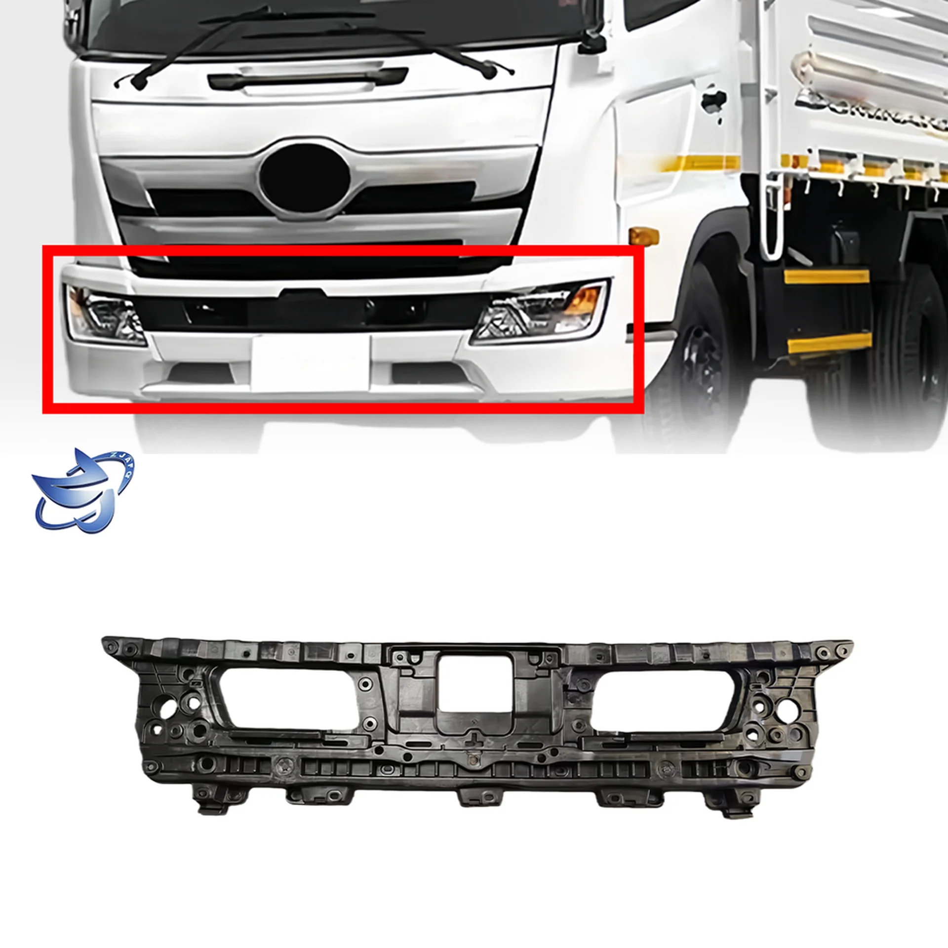 125*28CM Black Plastic Bumper for Hino Dominator 500 / New 500
