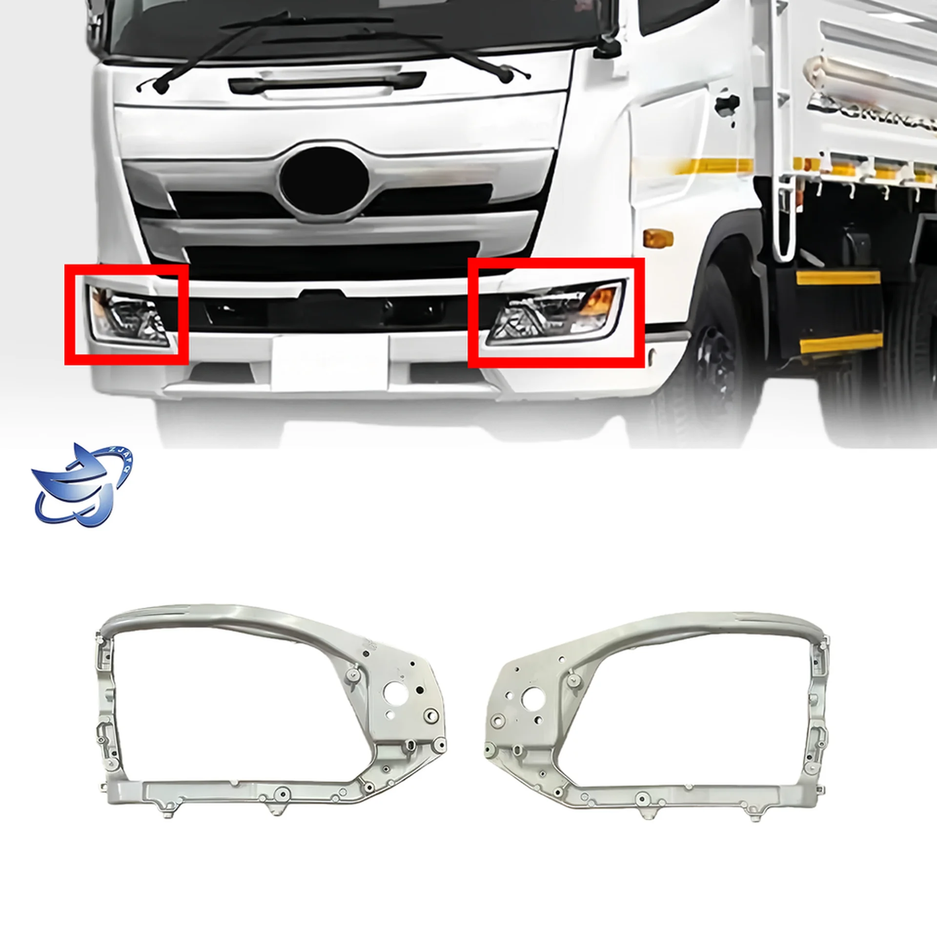 36*63CM Metal Head Lamp for Hino Dominator 500 / New 500