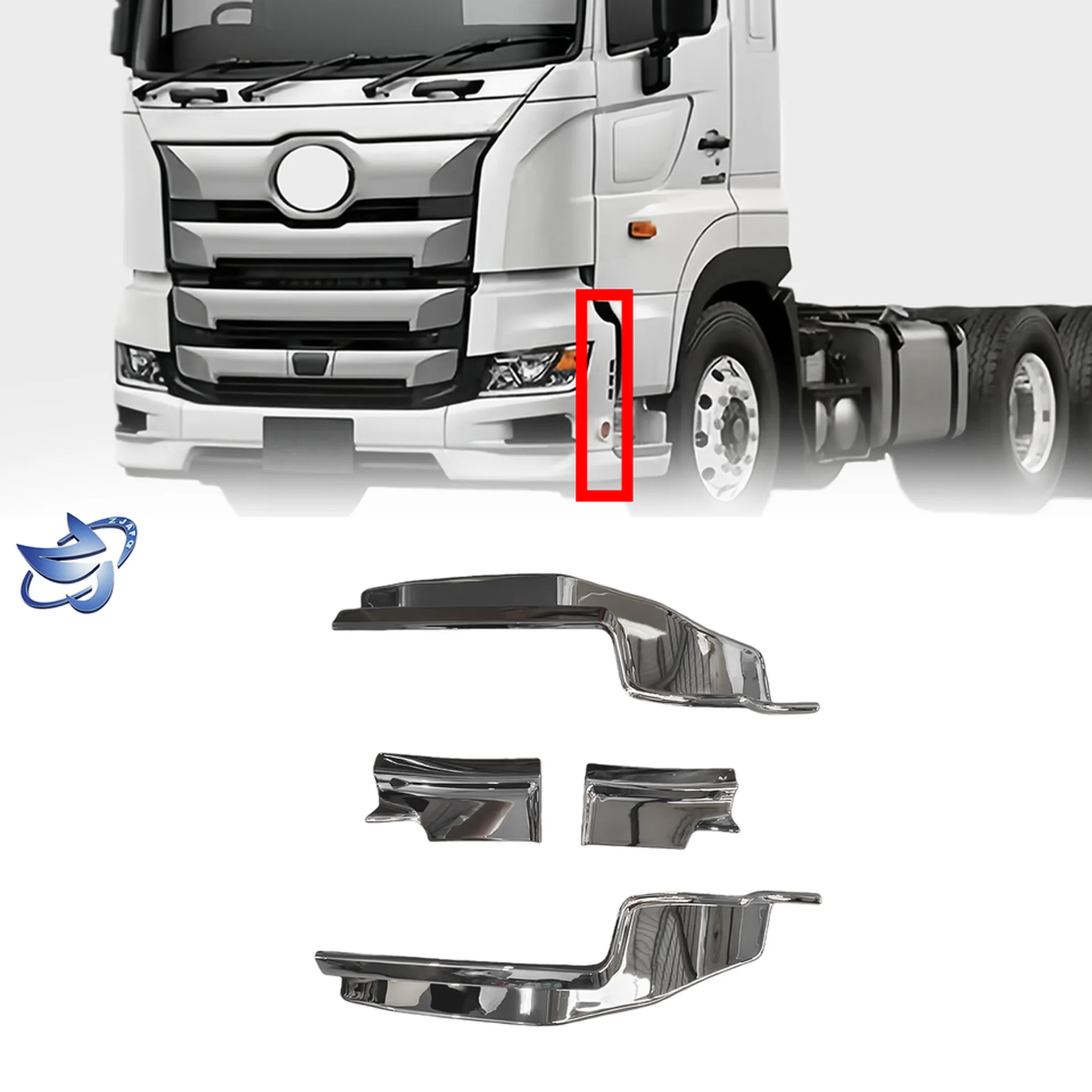 Chrome Plastic Bumper for Hino New Mega 700