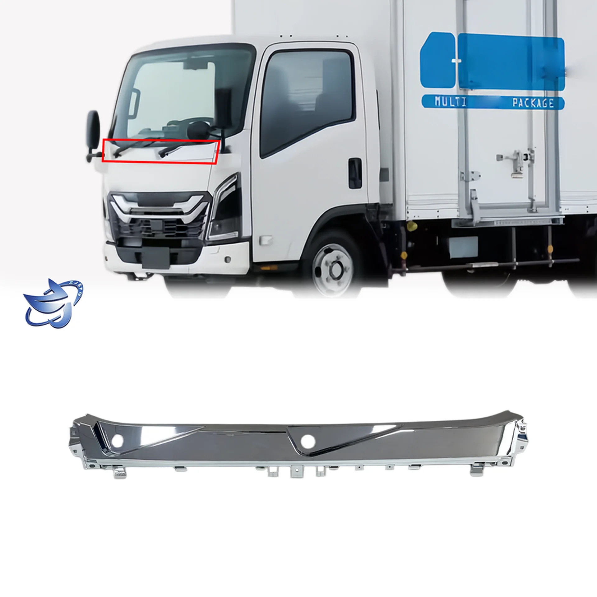Chrome Plastic Wiper Panel / Arm for Isuzu New Elf 2023