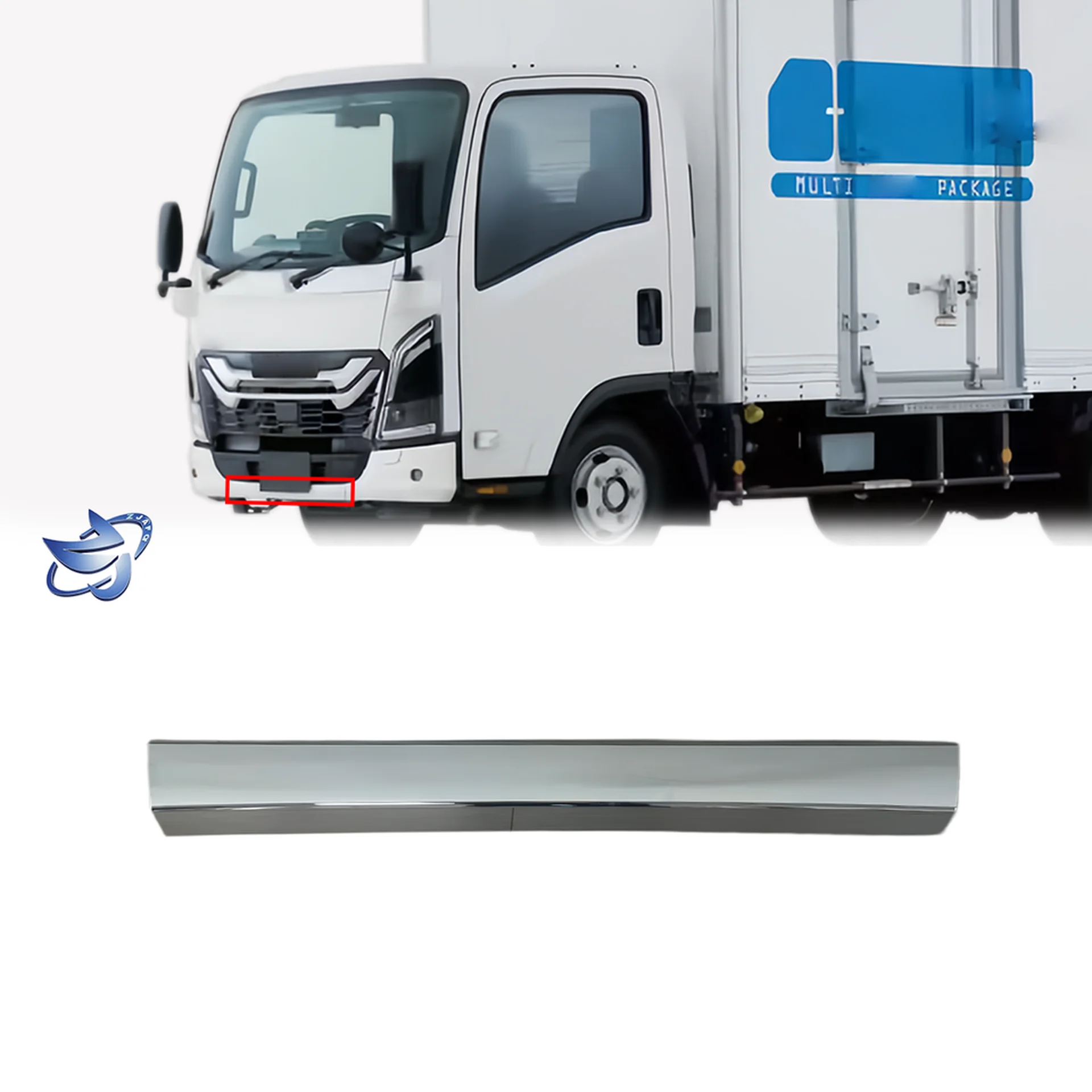 Chrome Plastic Bumper for Isuzu New Elf 2023