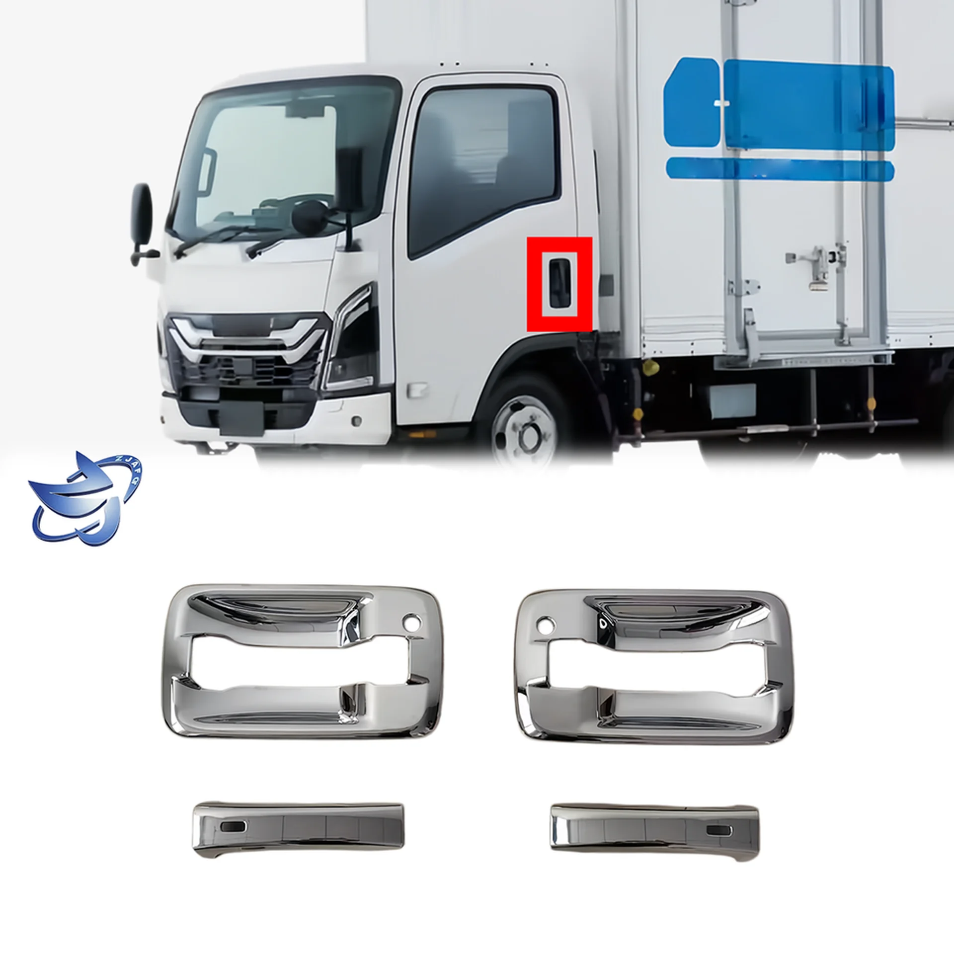 Chrome Plastic Door Handle for Isuzu New Elf 2023