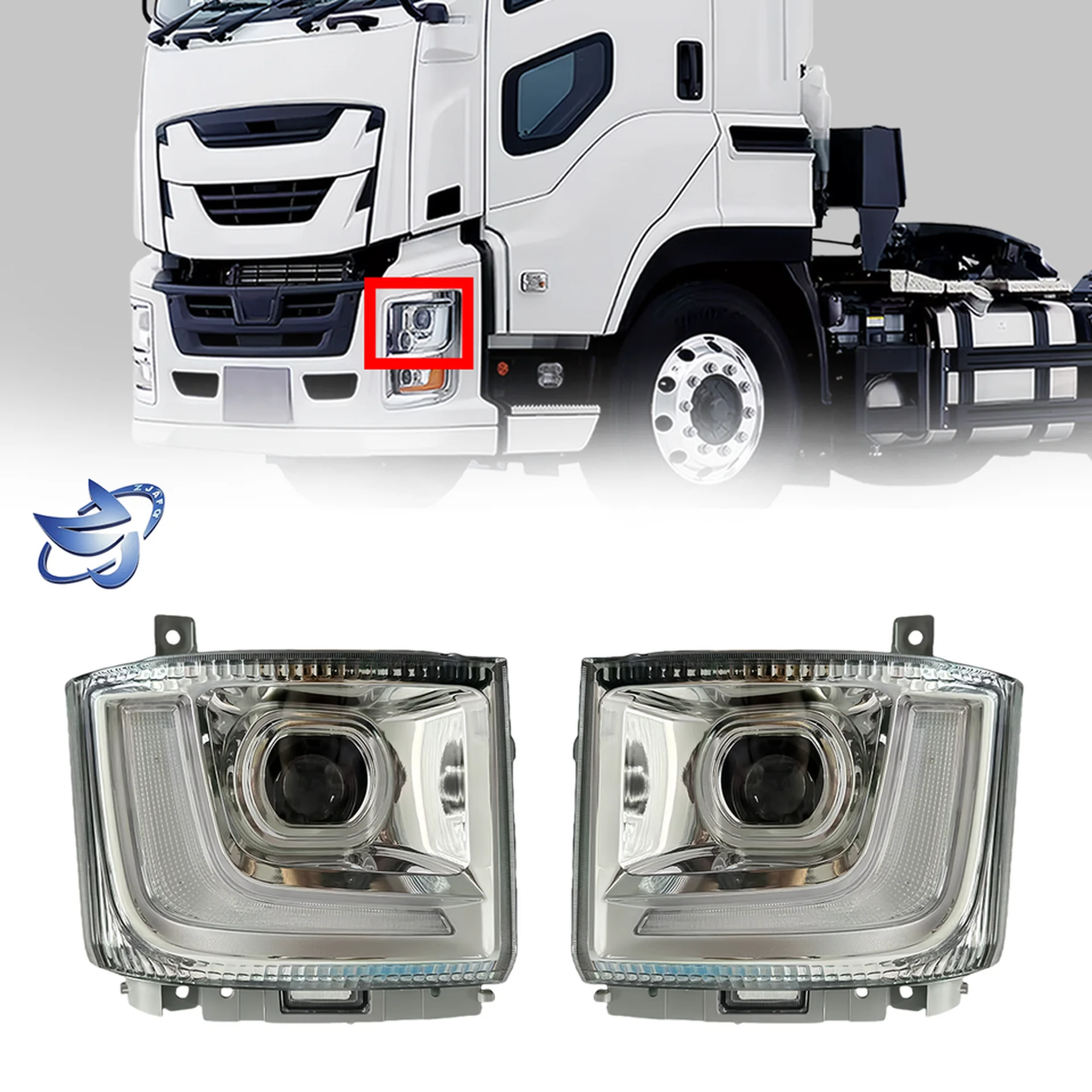 Plastic Head Lamp for Isuzu Giga 2017