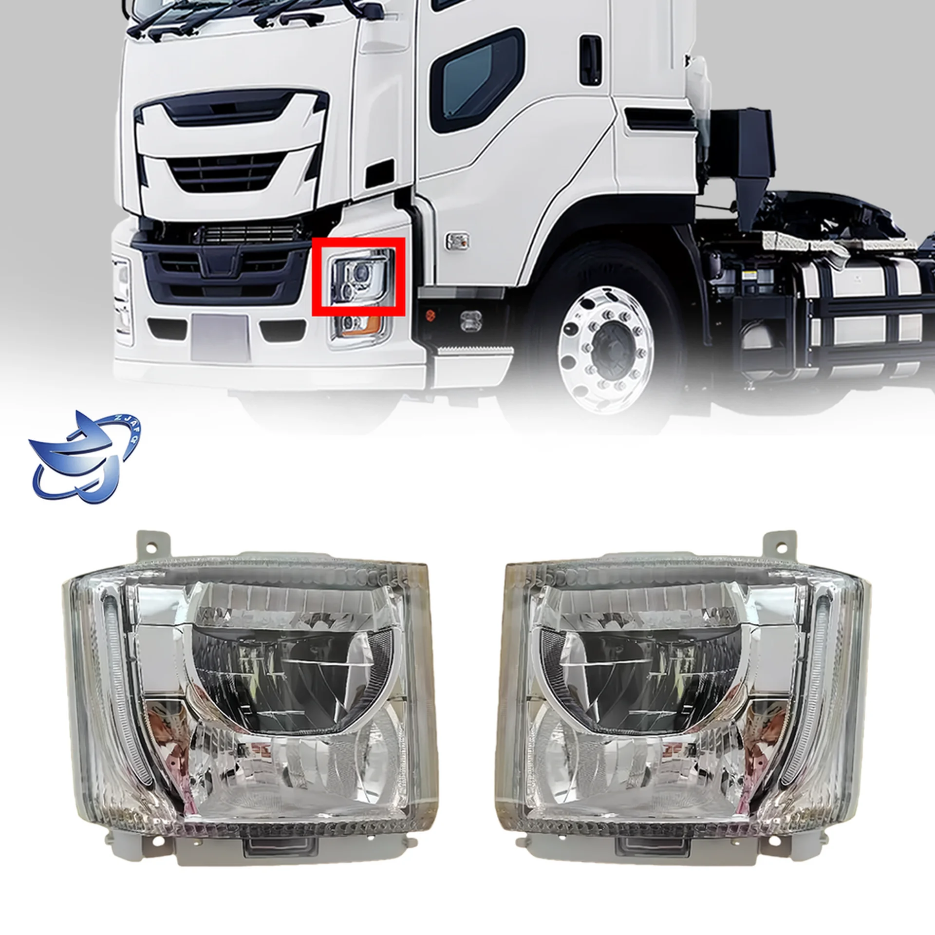 Plastic Head Lamp for Isuzu Giga 2017