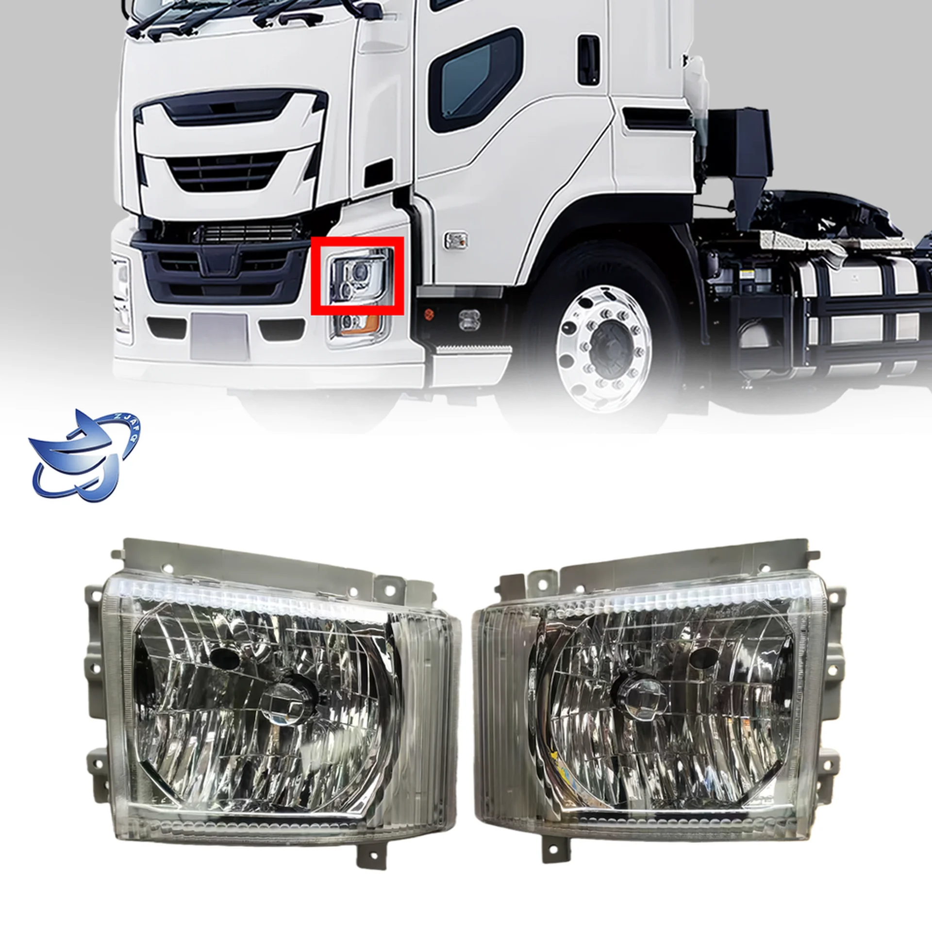 Plastic Head Lamp for Isuzu Giga 2017