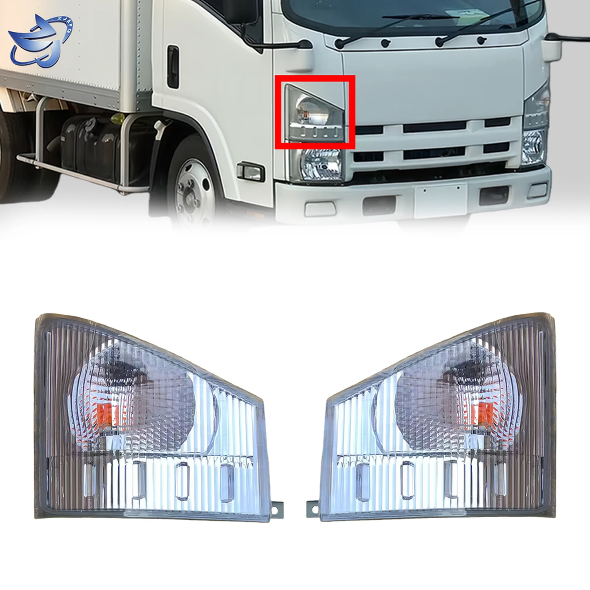 31.5*23.5CM Plastic Corner Lamp for Isuzu NPR 700P