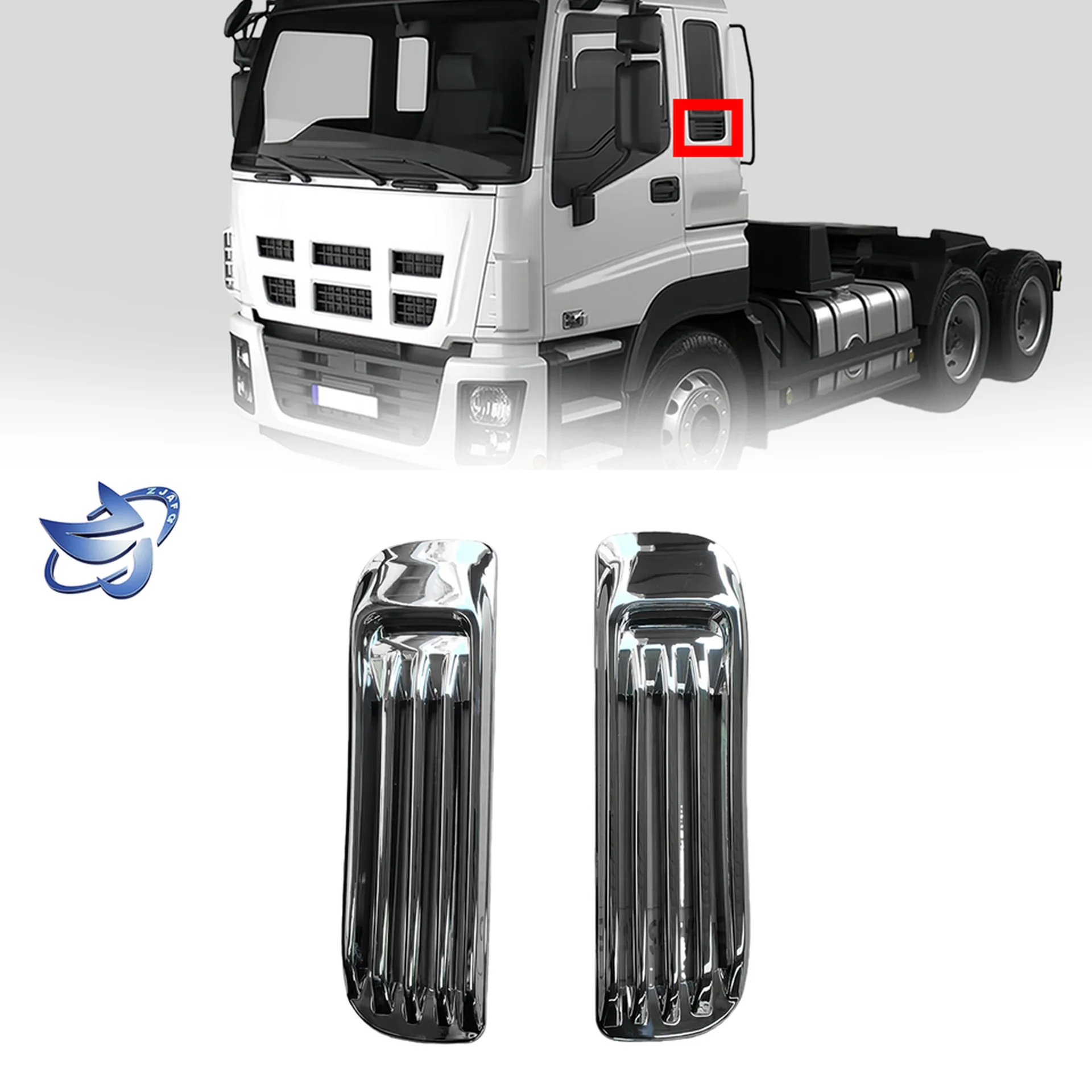 Chrome Plastic Grille for Isuzu Giga 2010-2012