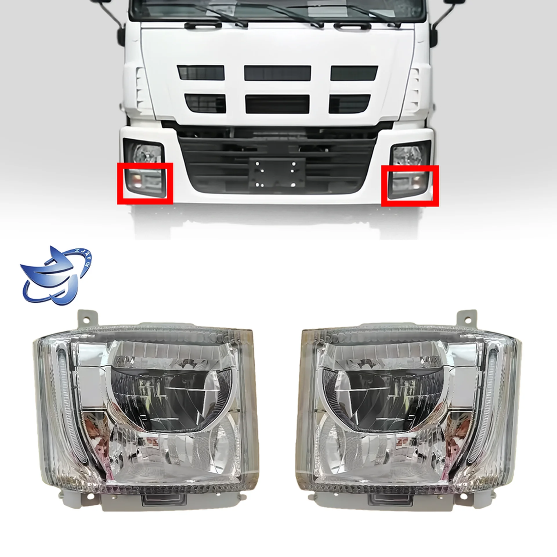 Plastic Head Lamp for Isuzu Giga 2010-2012