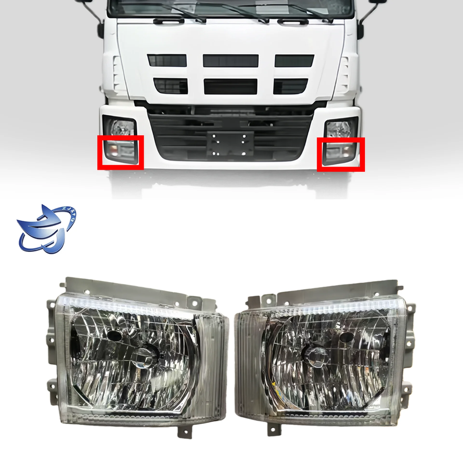 Plastic Head Lamp for Isuzu Giga 2010-2012