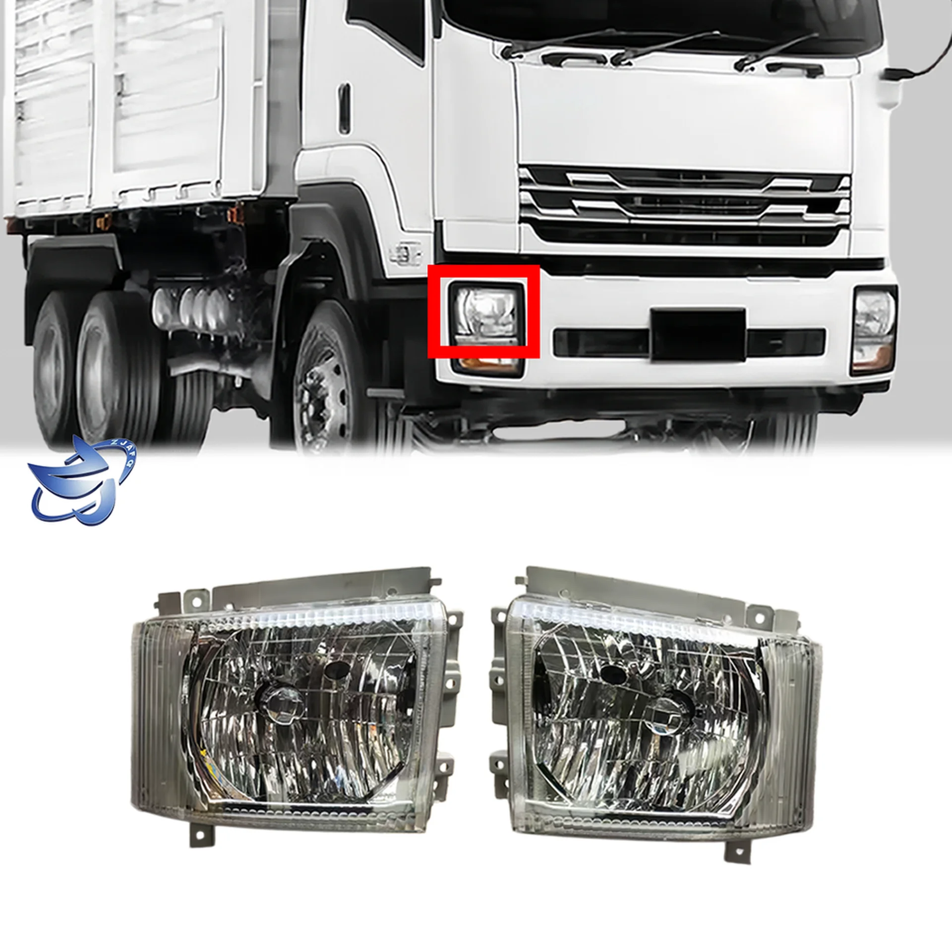 Plastic Head Lamp for Isuzu Deca 360
