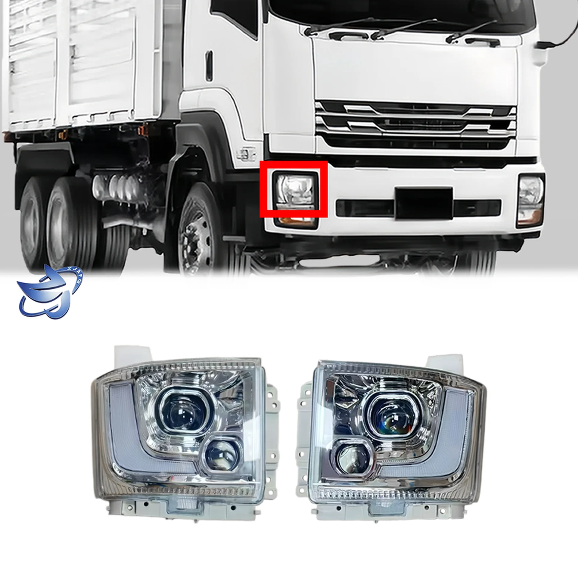 Plastic Head Lamp for Isuzu Deca 360