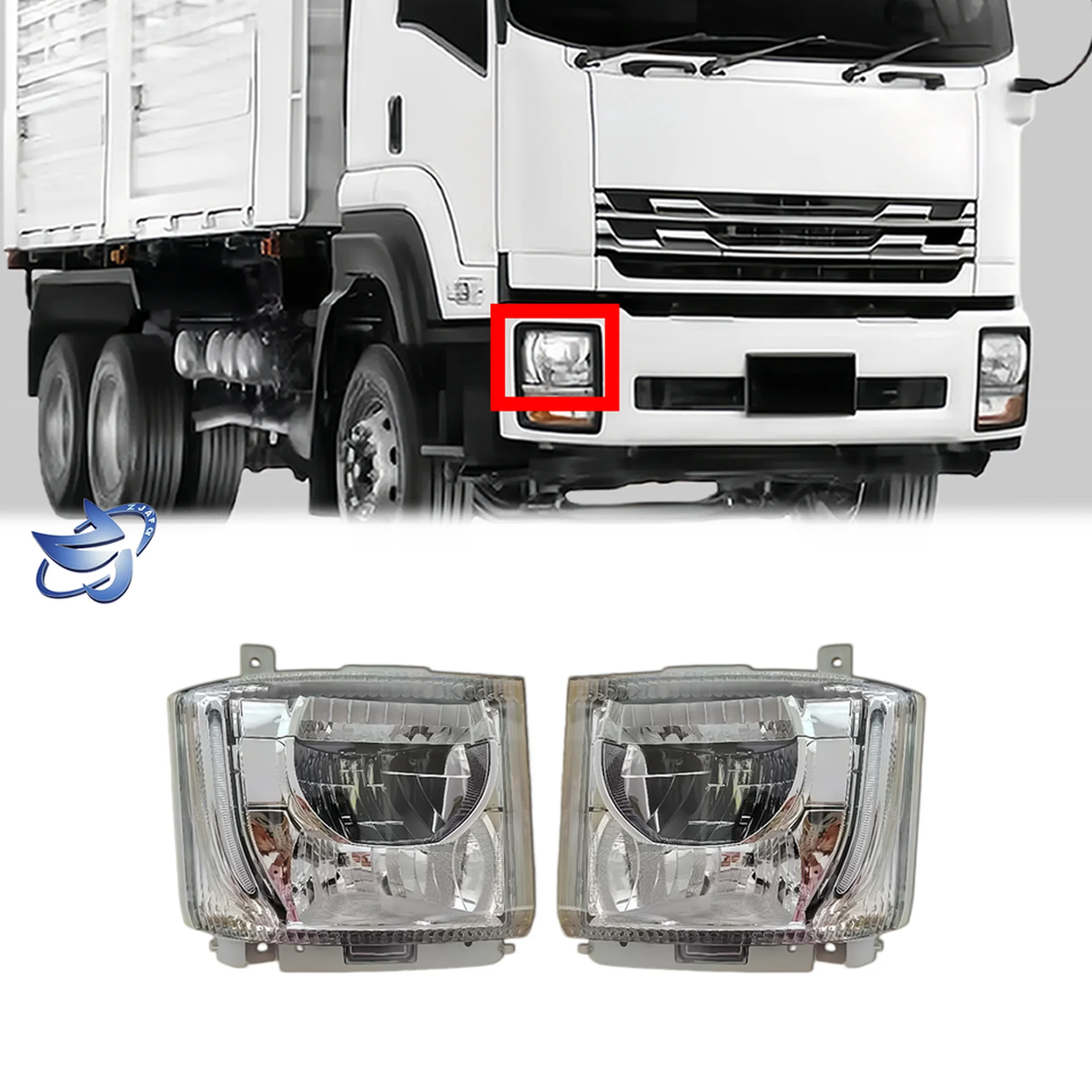 Plastic Head Lamp for Isuzu Deca 360