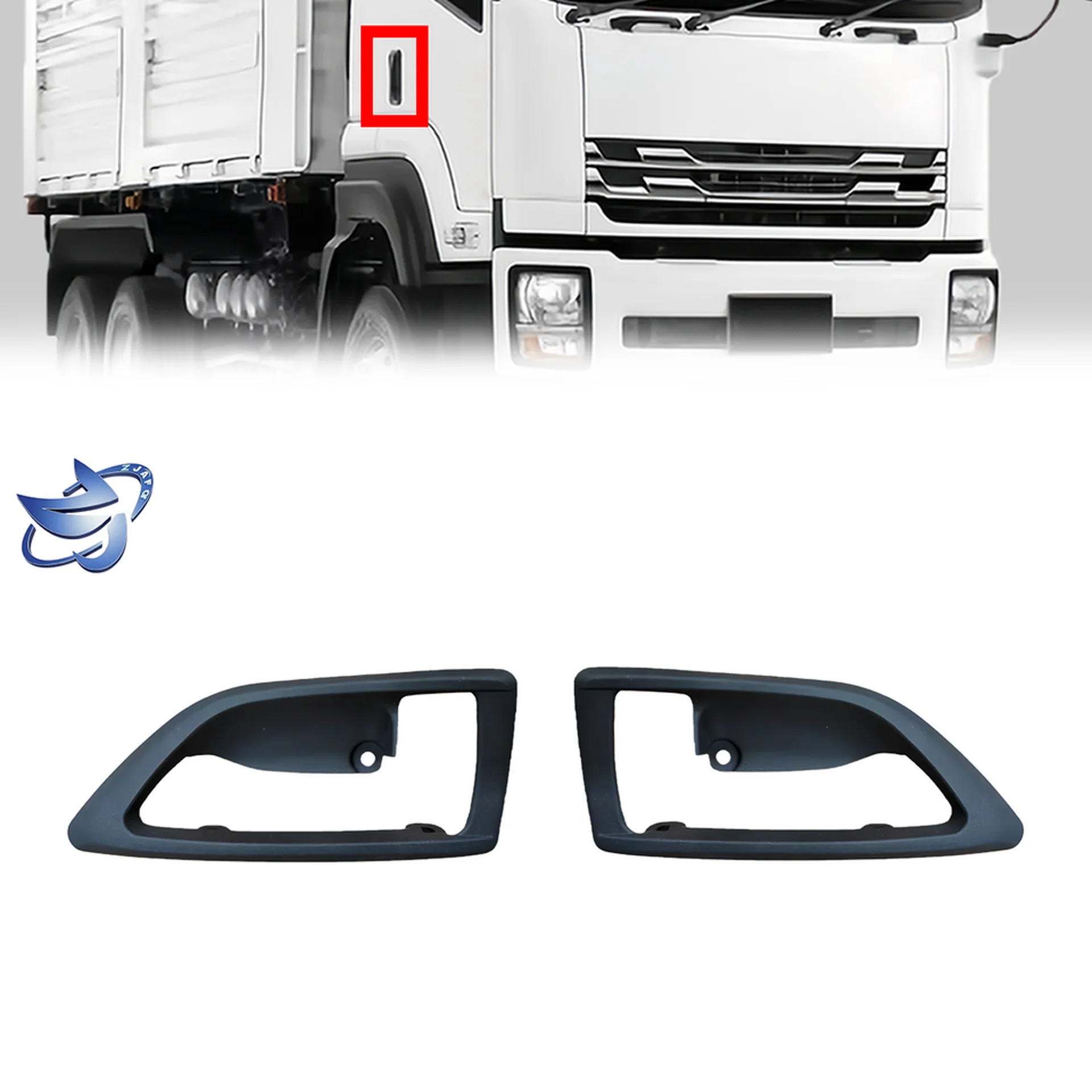 Black Plastic Door Handle for Isuzu Deca 360