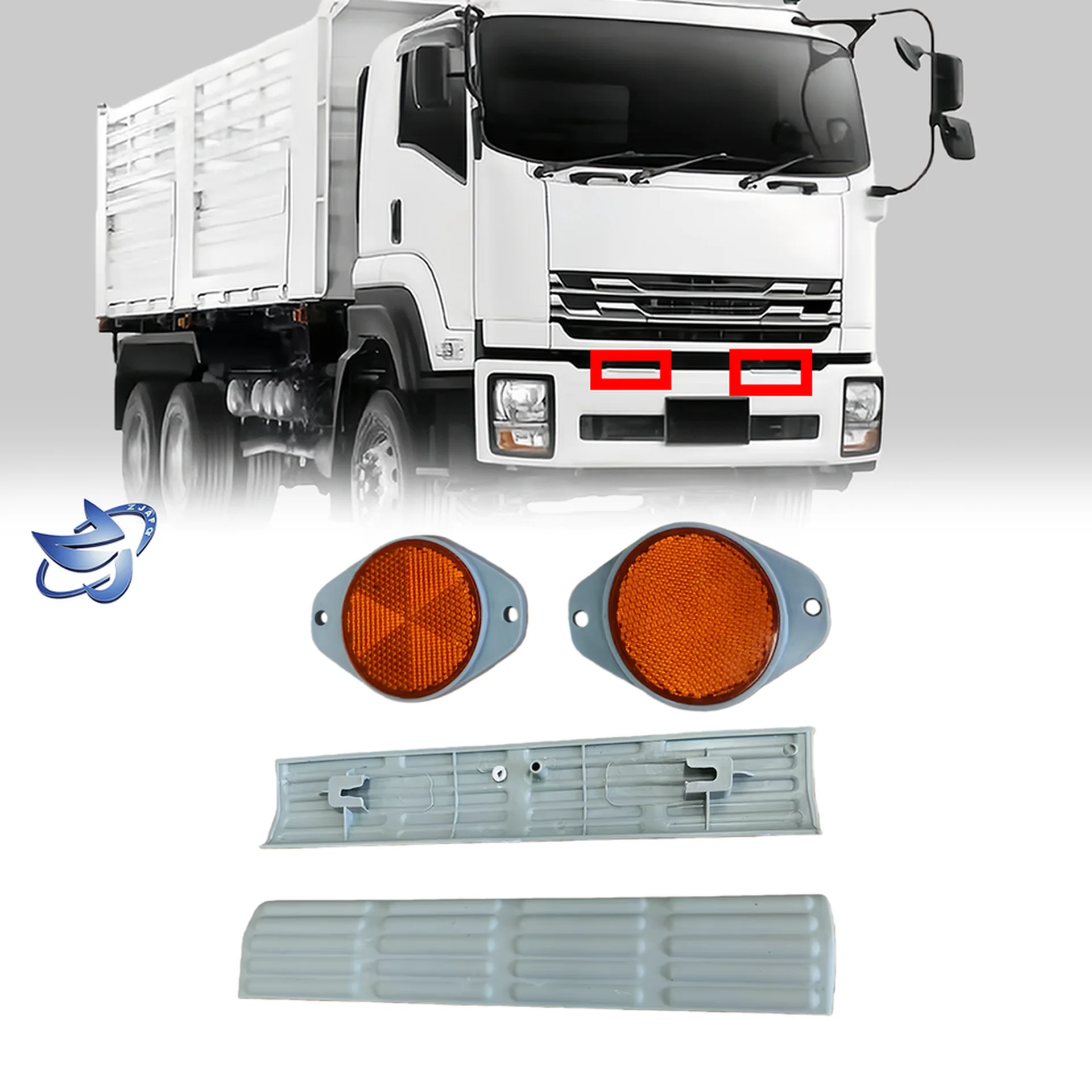 5CM Chrome Plastic Bumper for Isuzu Deca 360