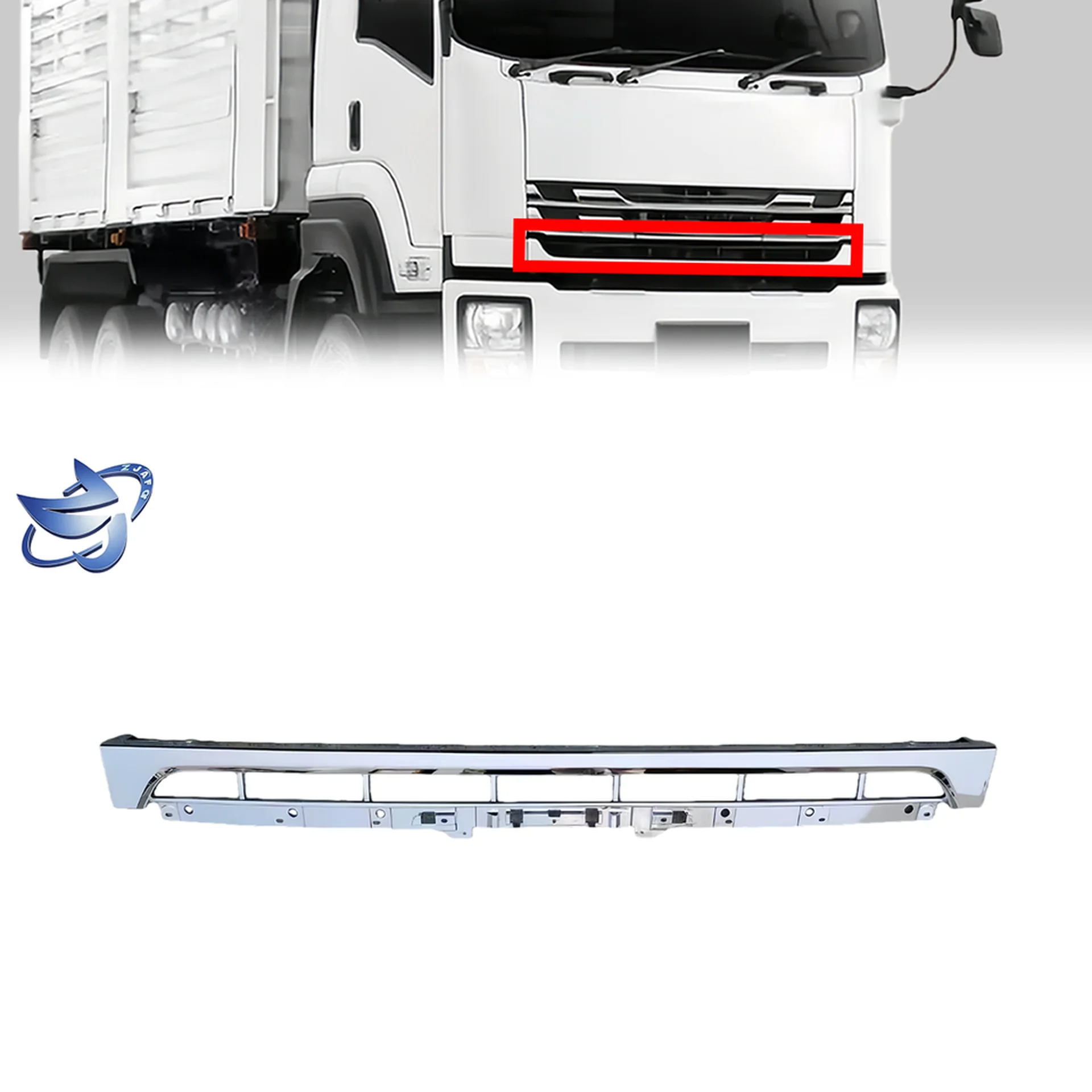 160CM Chrome / White Plastic Grille for Isuzu Deca 360