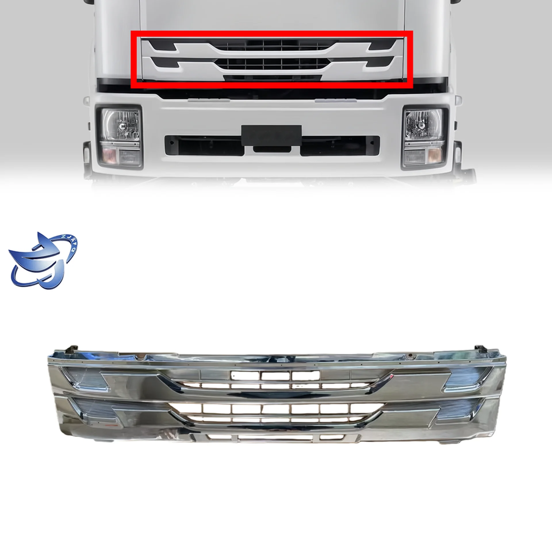 140CM Chrome / Black Plastic Grille for Isuzu Deca 360
