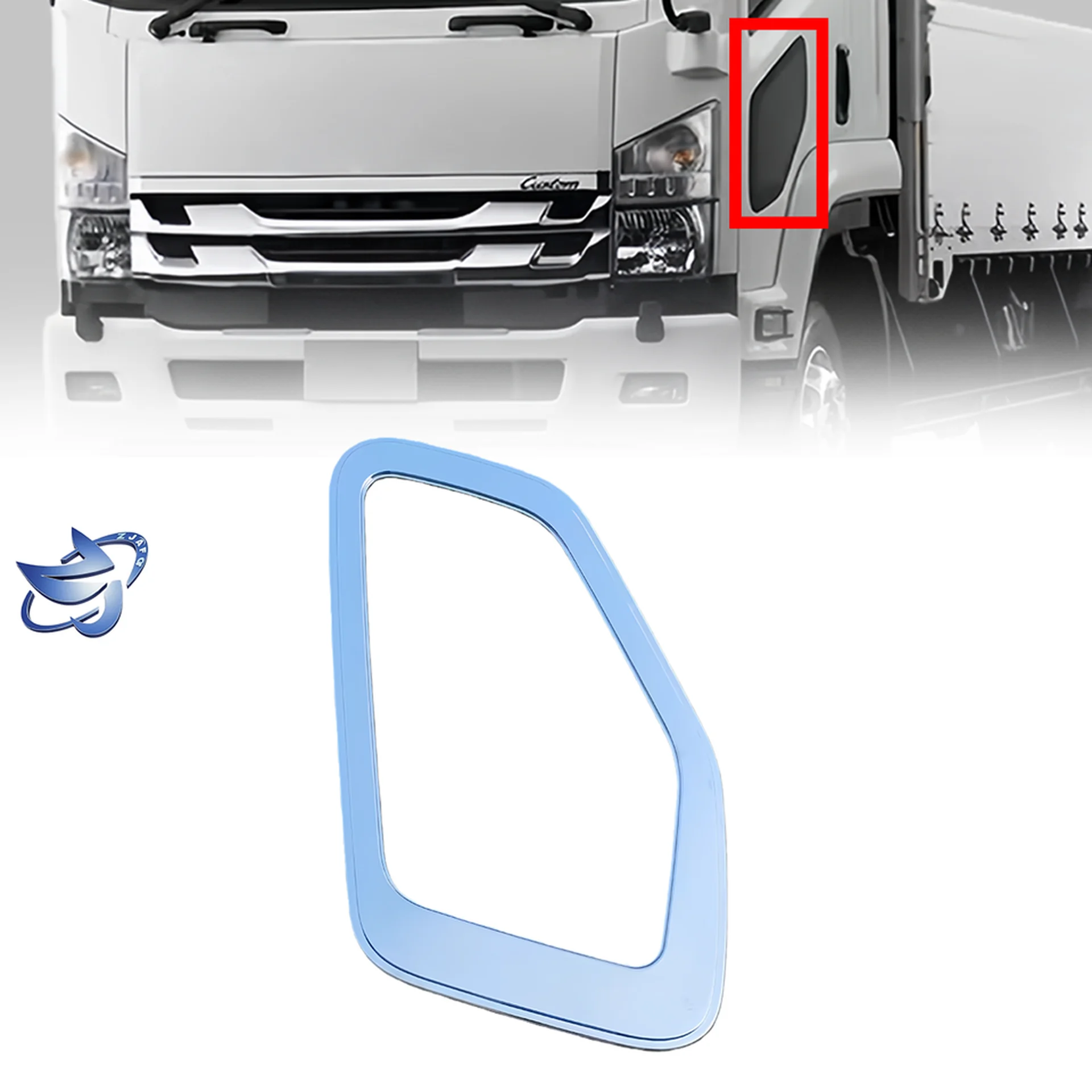 Chrome Plastic Door / Window Trim for Isuzu Forward / FRR