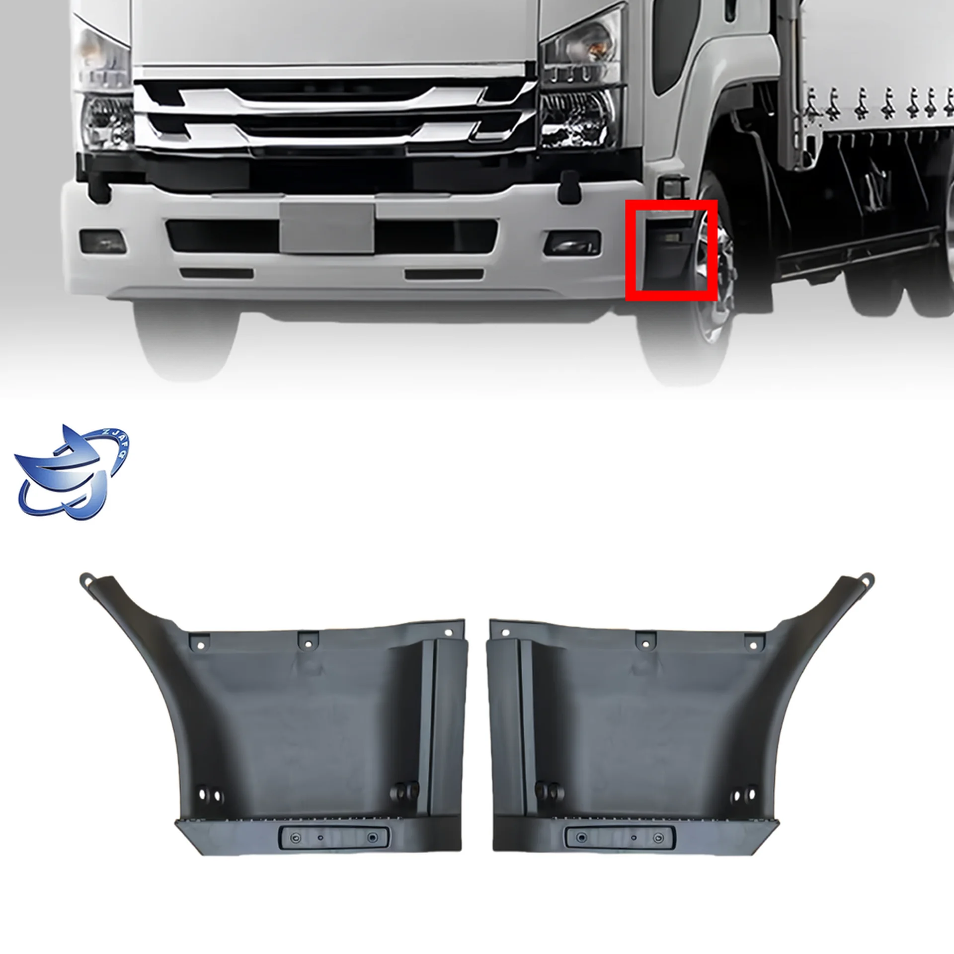 Black Plastic Step Panel for Isuzu Forward / FRR