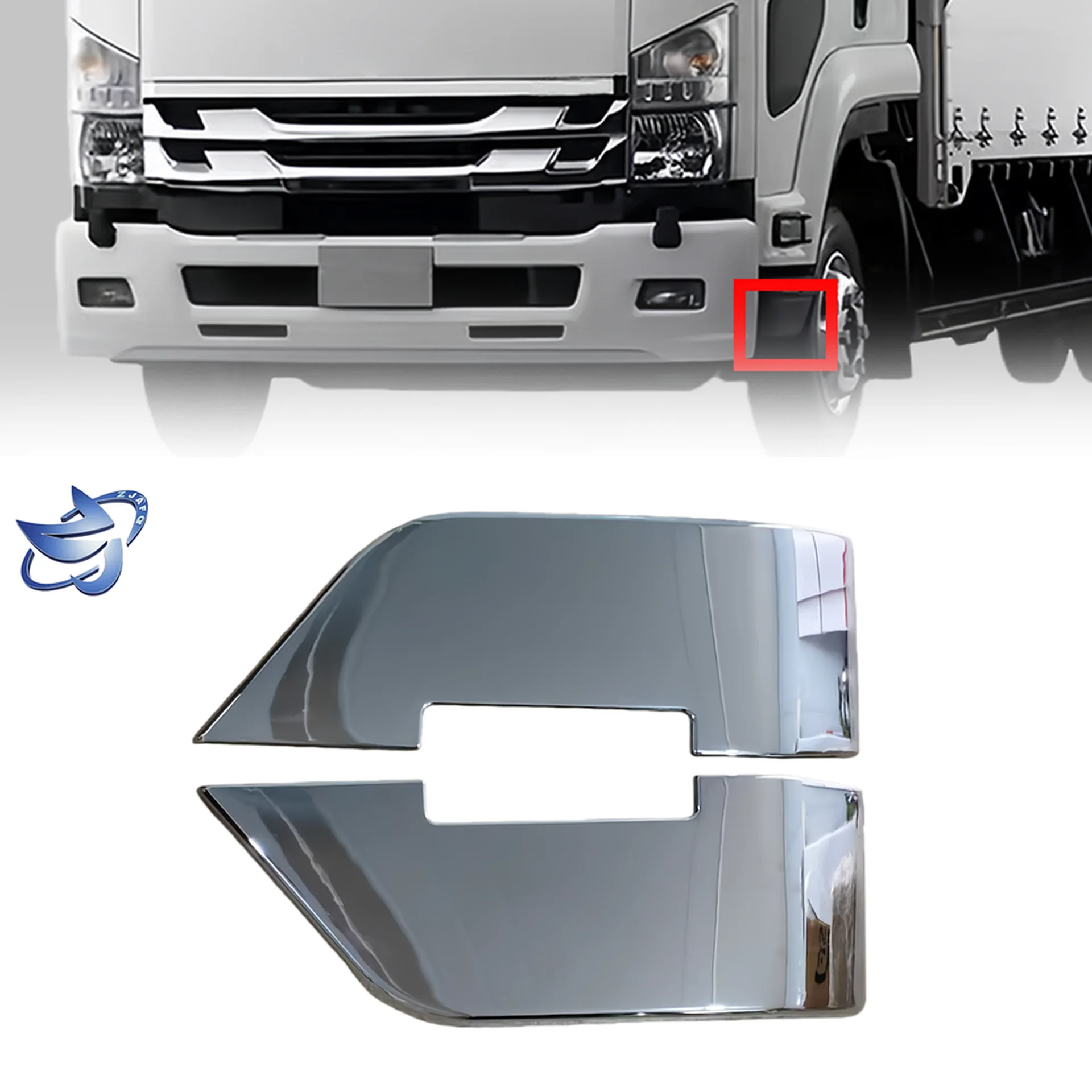 Chrome Plastic Step Panel for Isuzu Forward / FRR