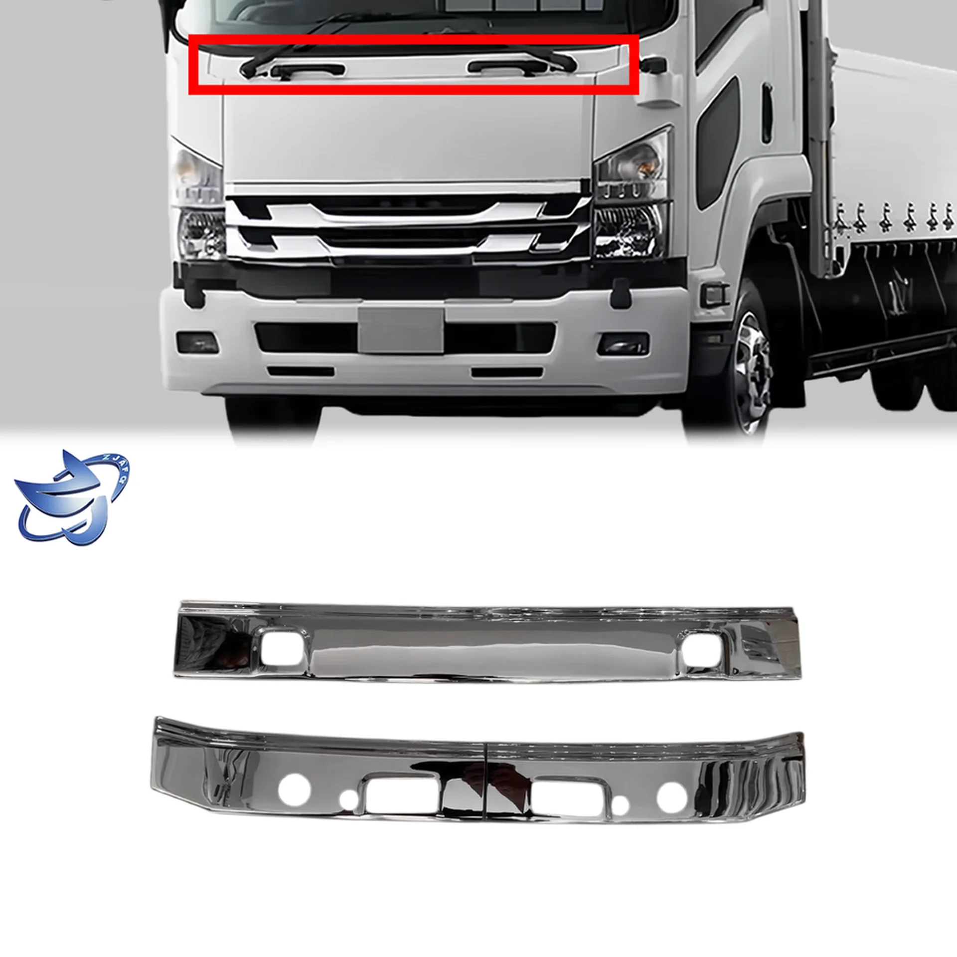 Chrome Plastic Wiper Panel / Arm for Isuzu Forward / FRR