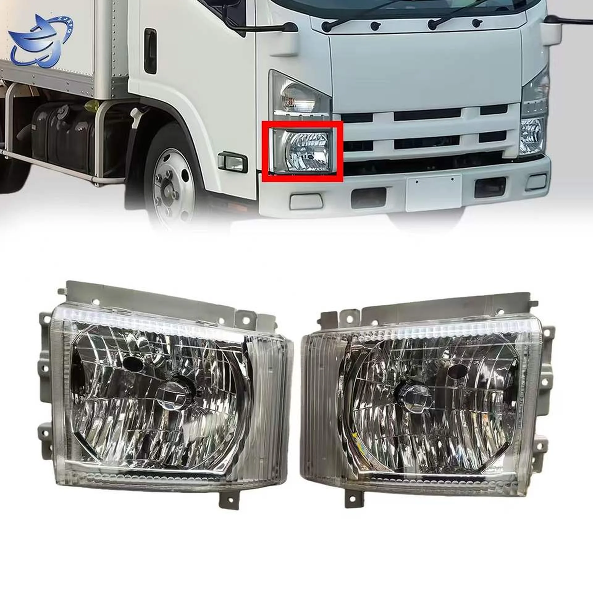 Plastic Head Lamp for Isuzu NPR 700P
