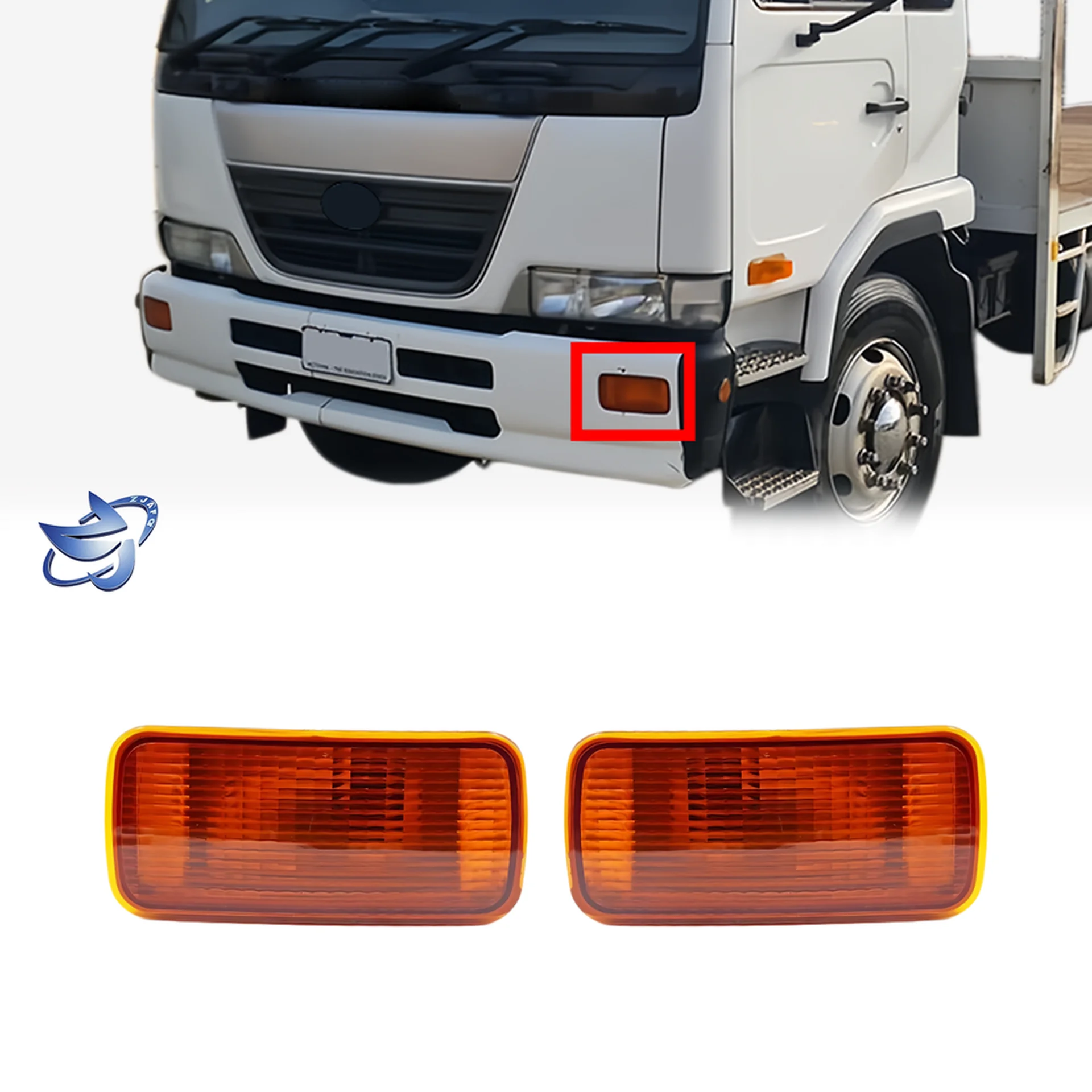 24V 19.5*14CM Plastic Fog Lamp for Nissan PKB / CWM454