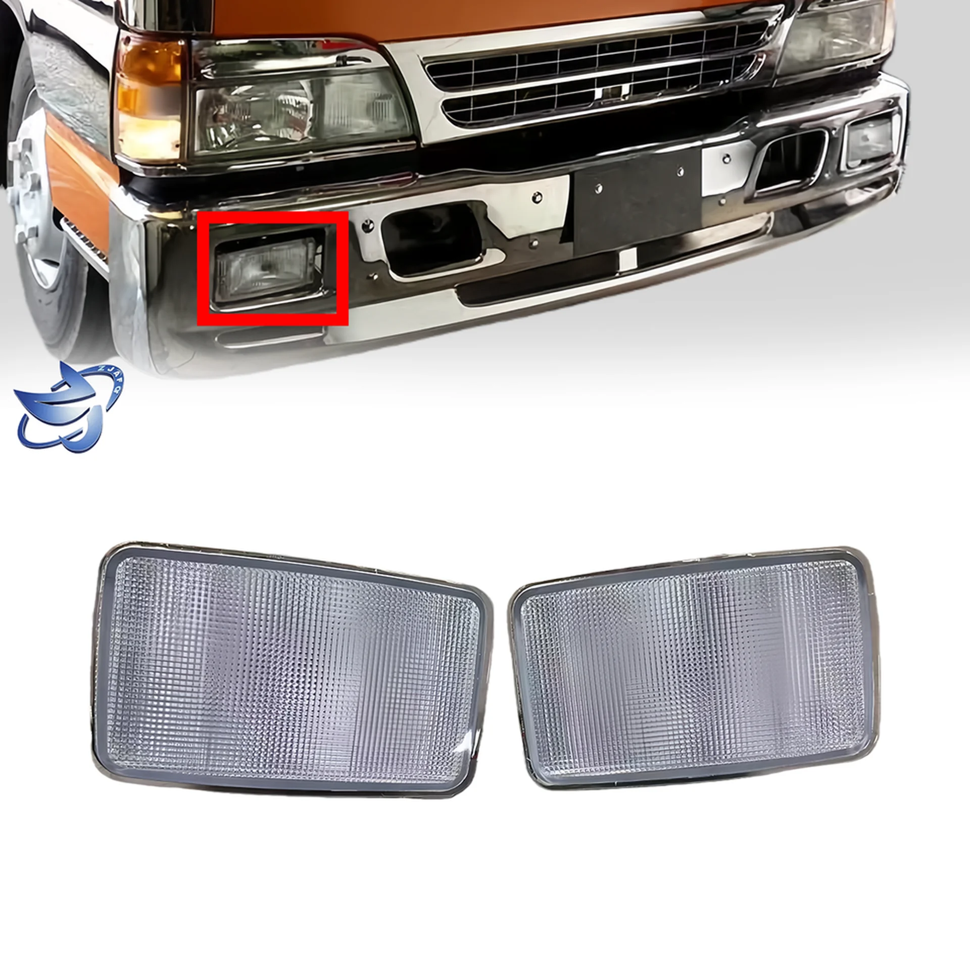White / Yellow Plastic Fog Lamp for Isuzu NQR 600P