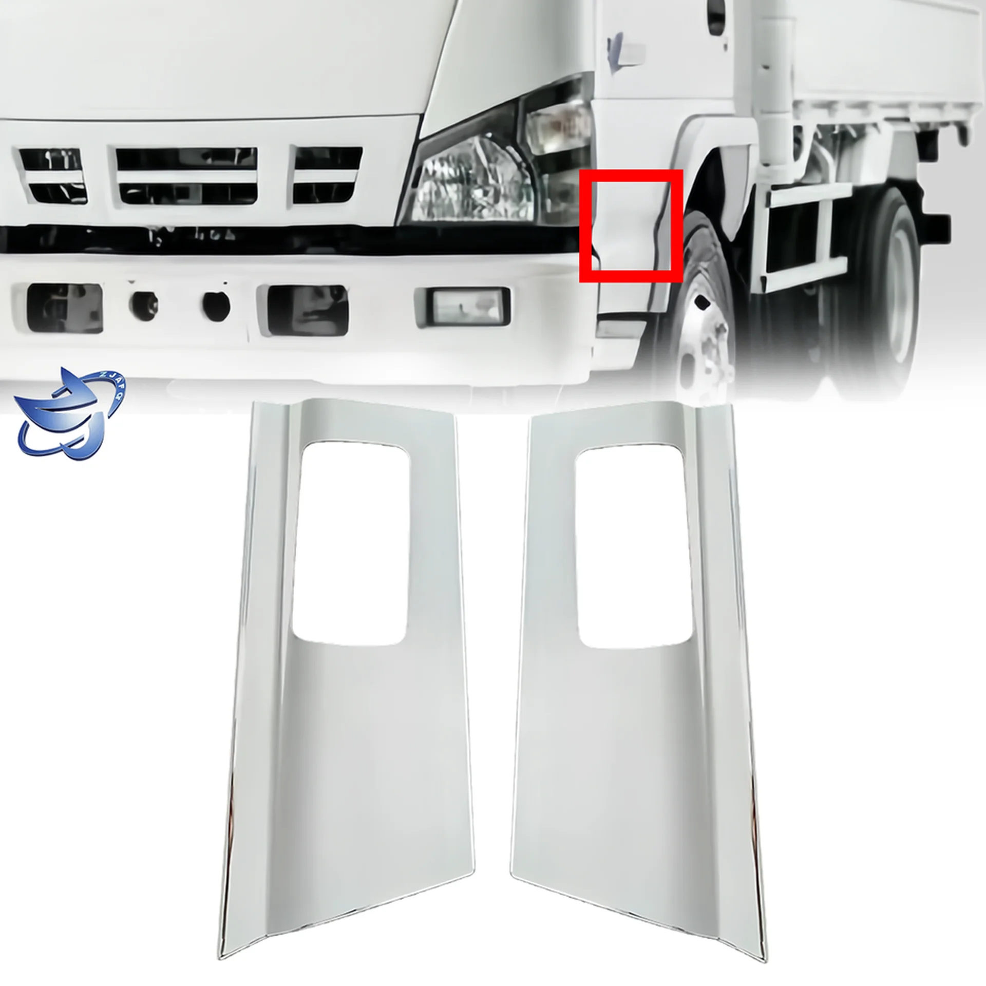 Chrome Plastic Door / Window Trim for Isuzu NQR 600P