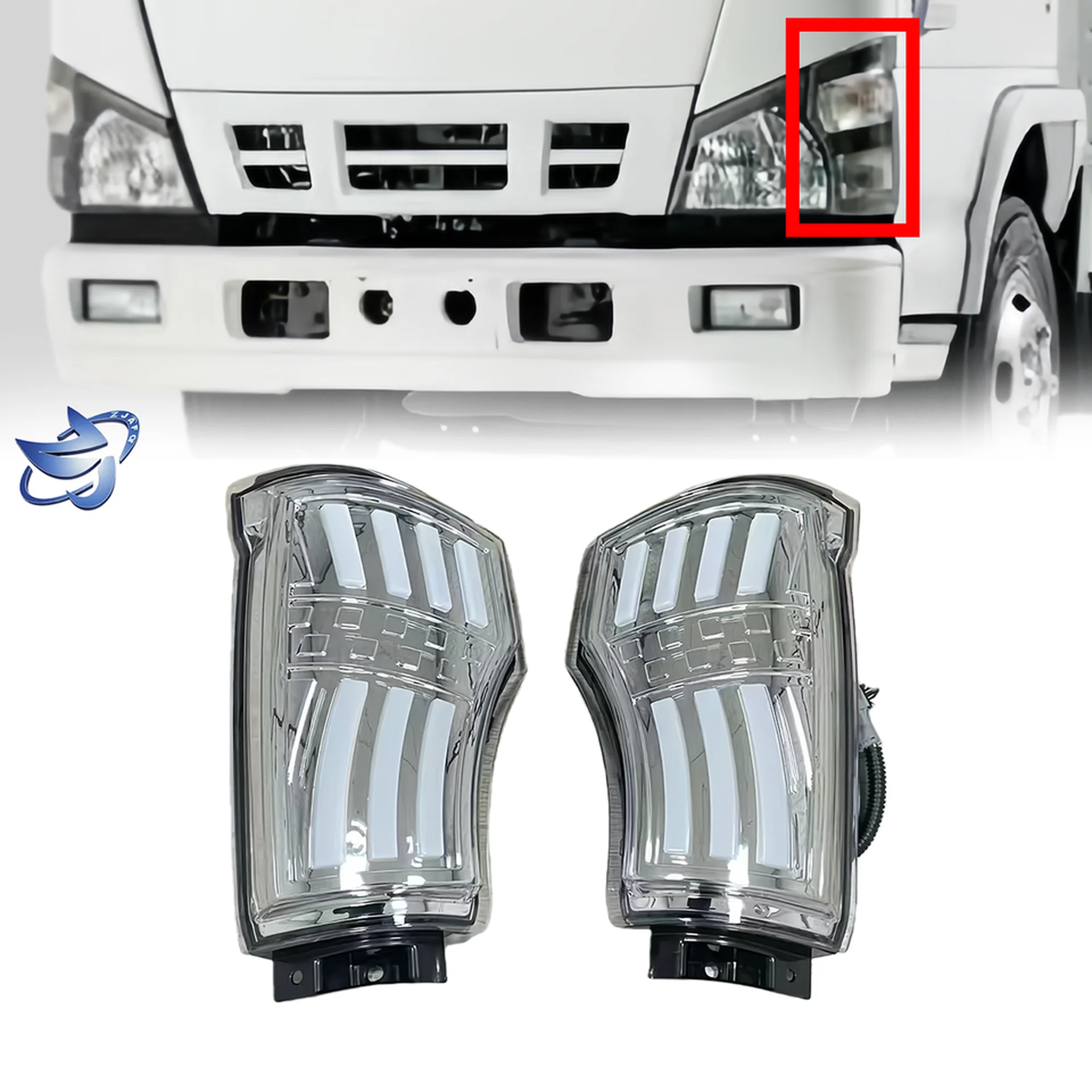 Plastic Corner Lamp for Isuzu NQR 600P