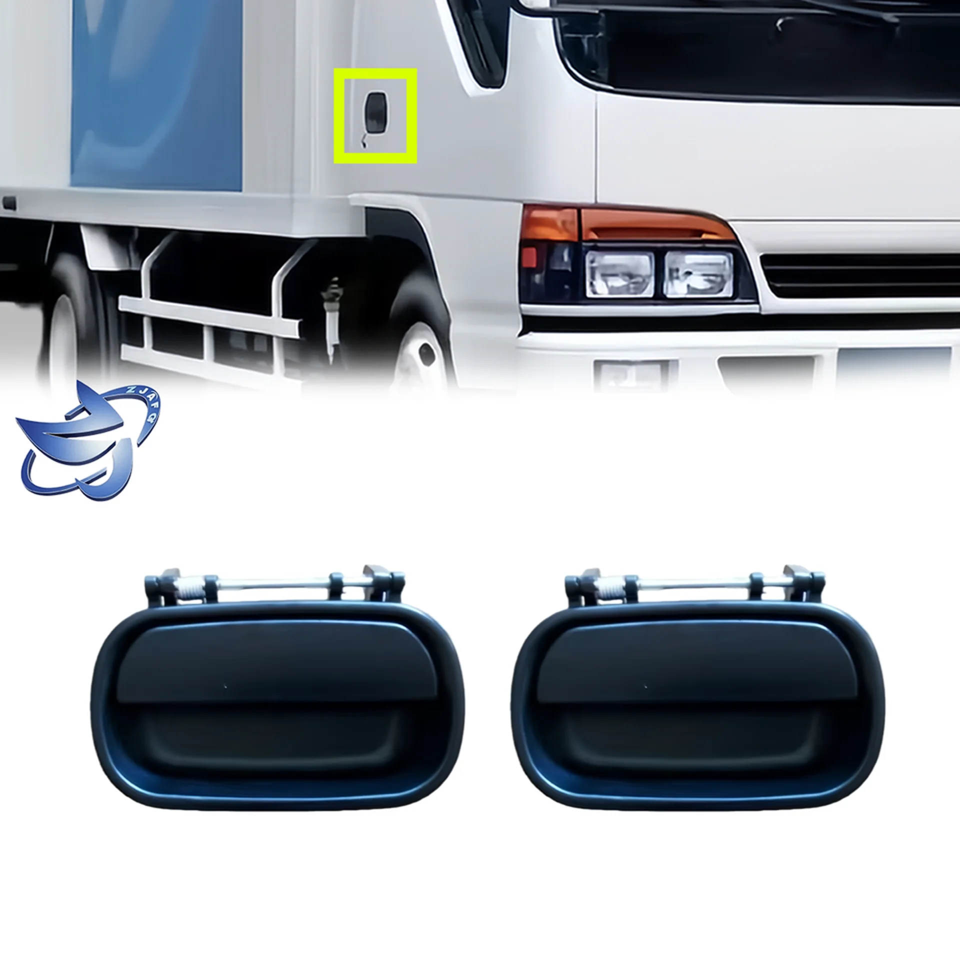 Black Plastic Door Handle for Isuzu NPR 100P