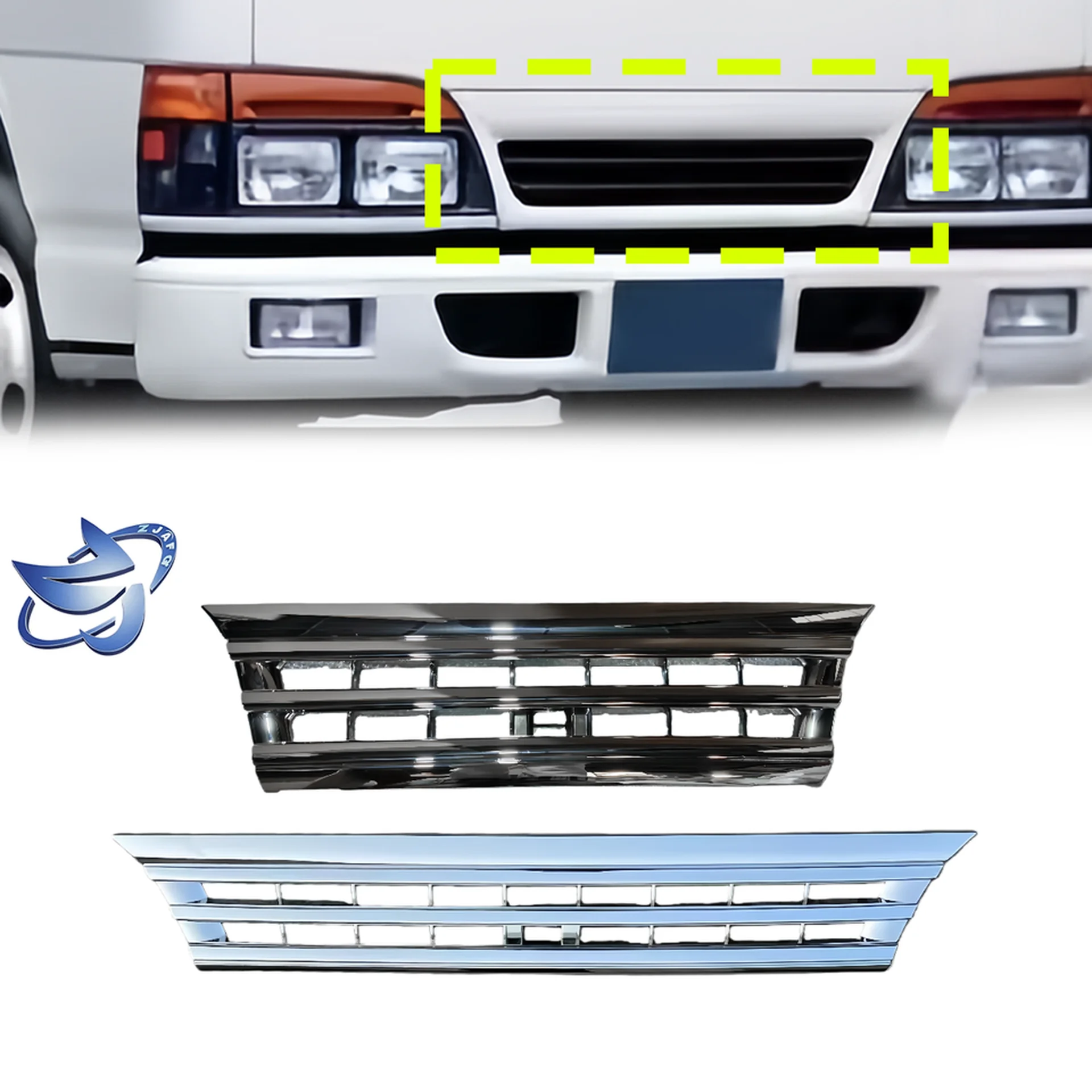 80/110CM Chrome Plastic Grille for Isuzu NPR 100P