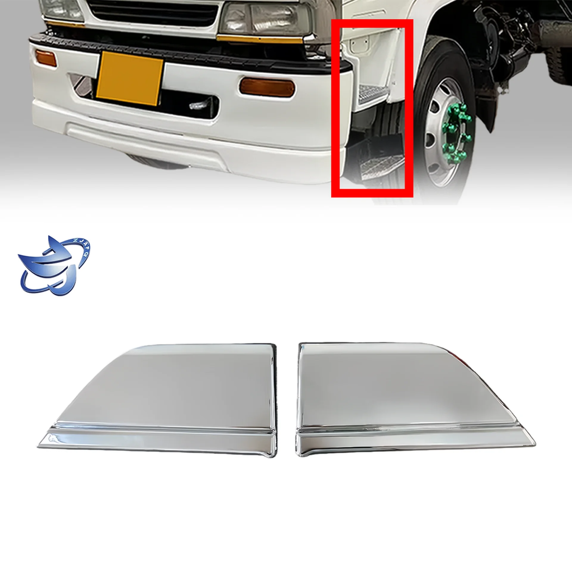 Chrome Plastic Step Panel for Isuzu Deca 270/320