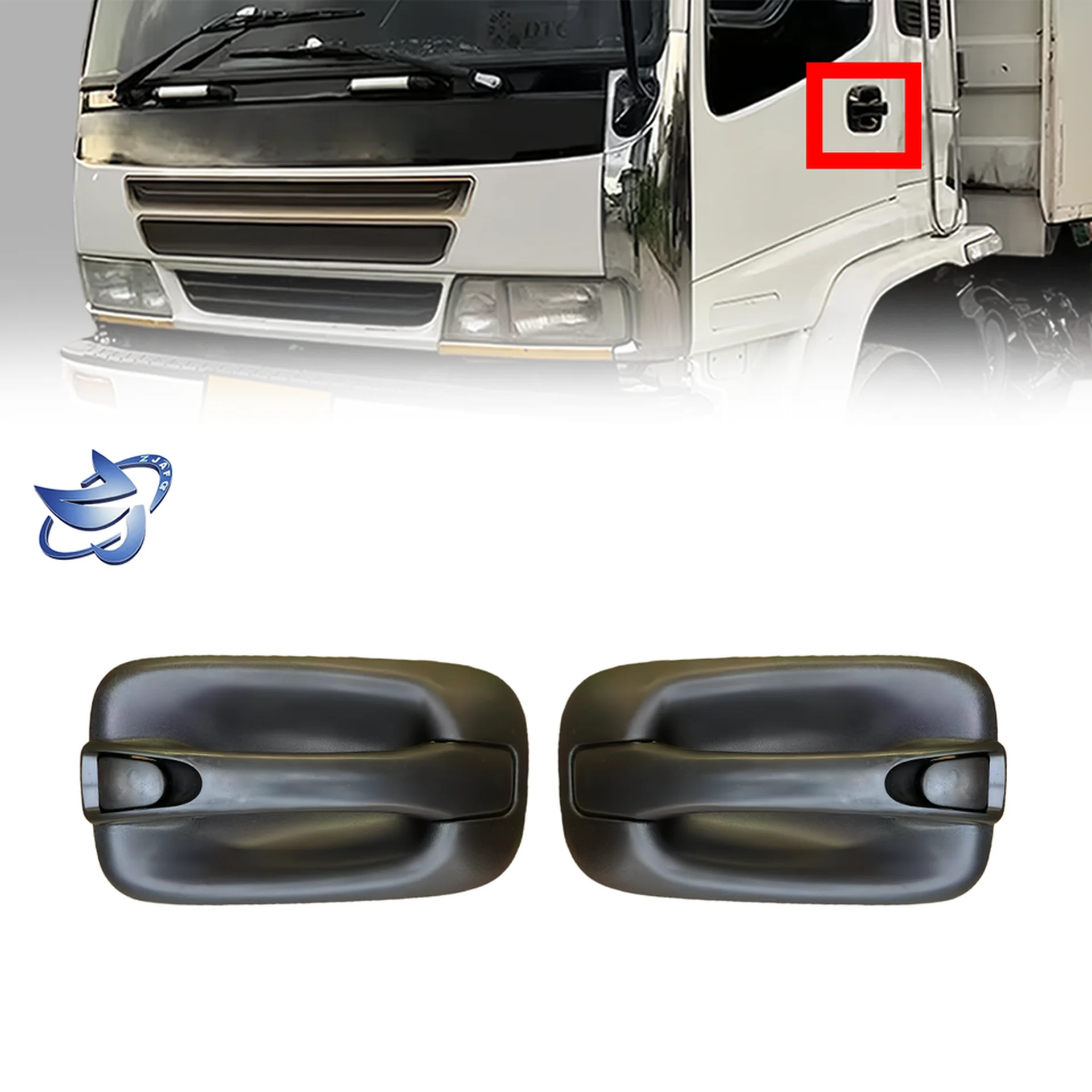 Black Plastic Door Handle for Isuzu Deca 270/320