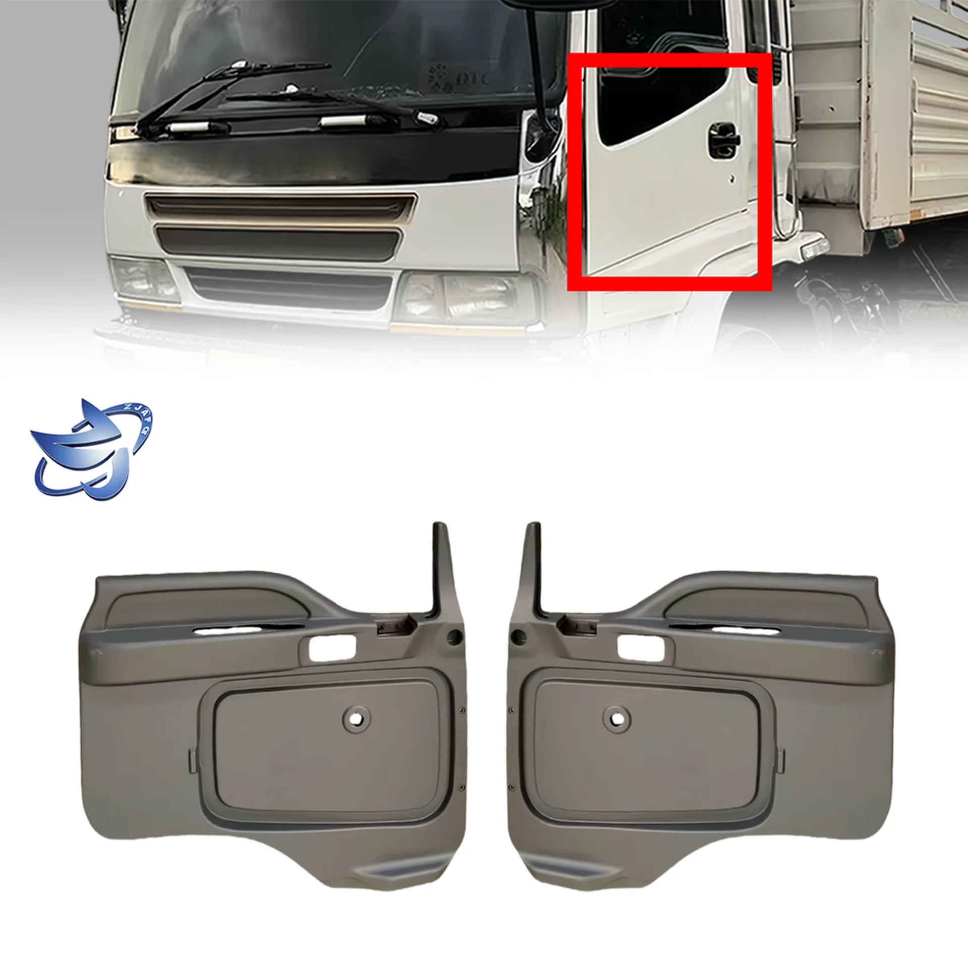 Gray Plastic Door / Window Trim for Isuzu Deca 270/320