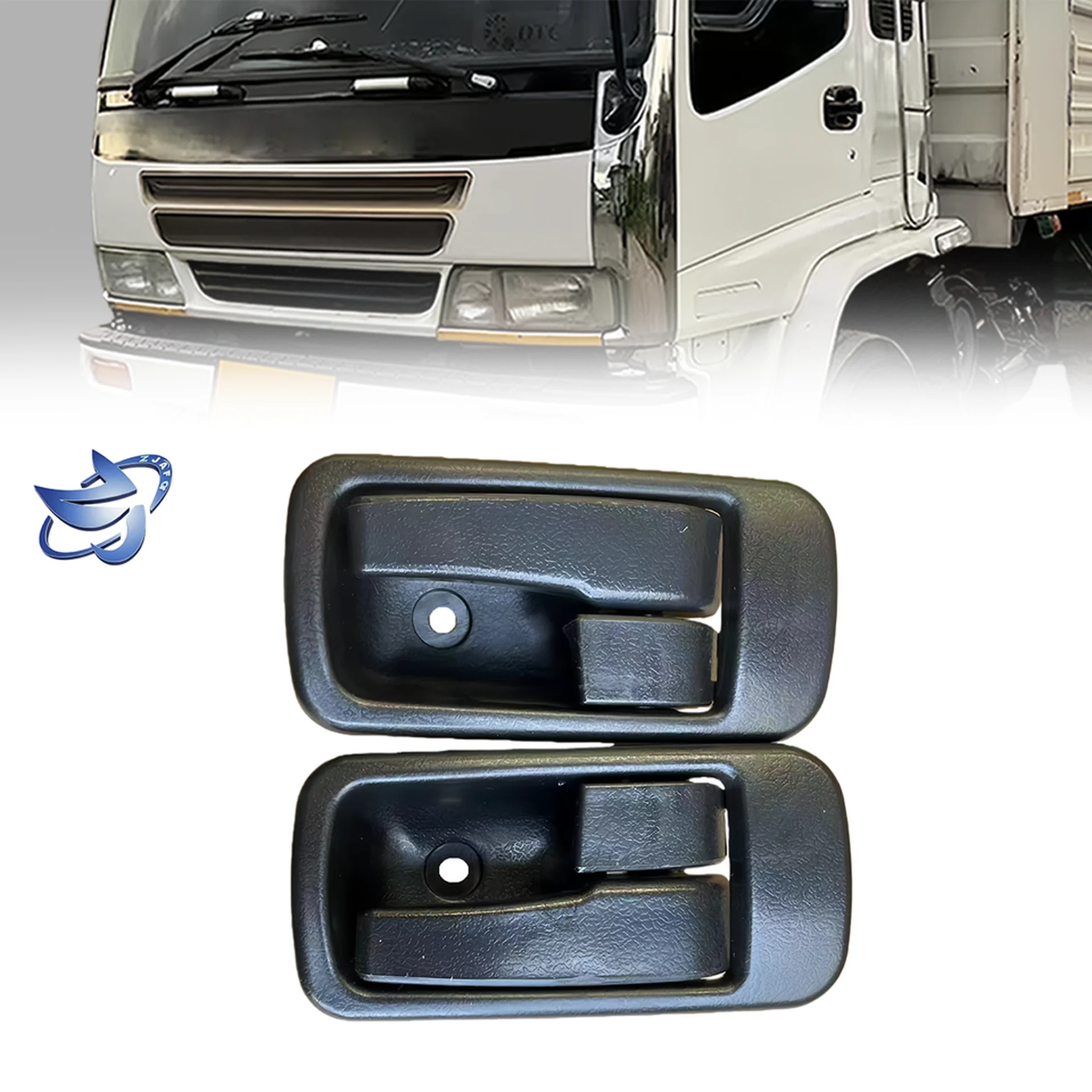 12CM Black Plastic Door Handle for Isuzu Deca 270/320