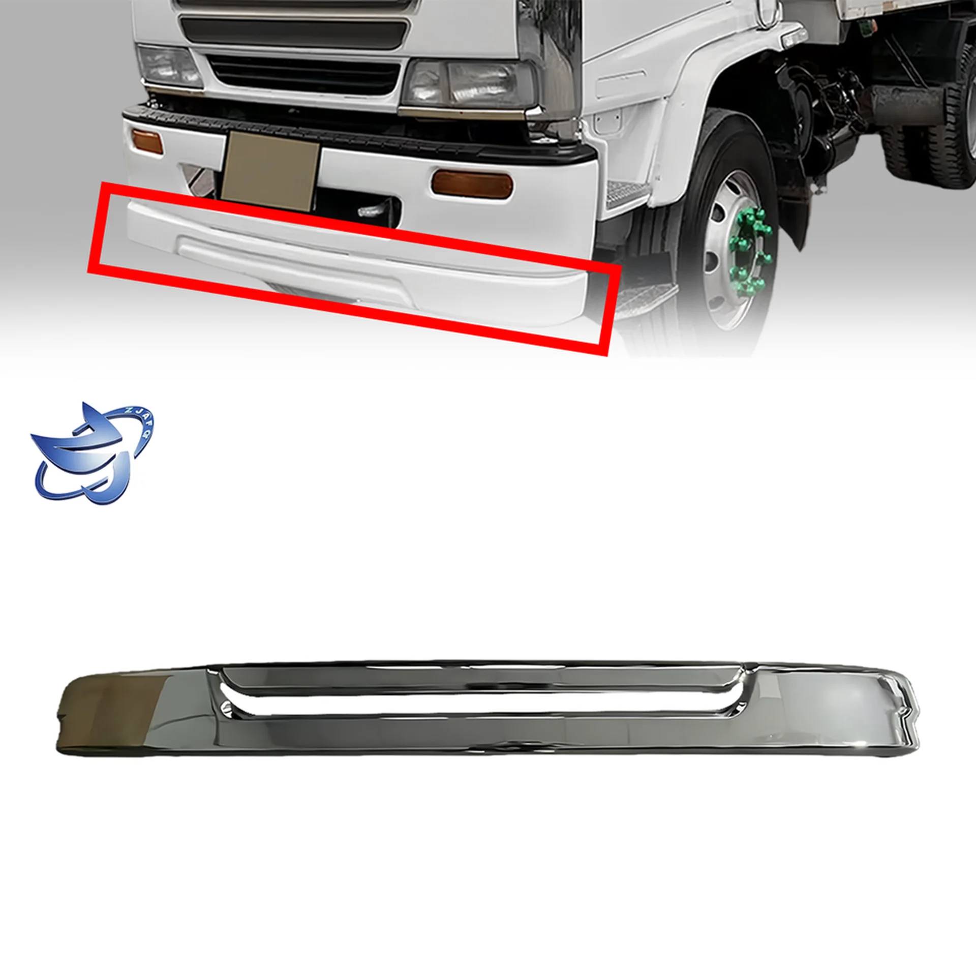 220CM Chrome Metal Bumper for Isuzu Deca 270/320