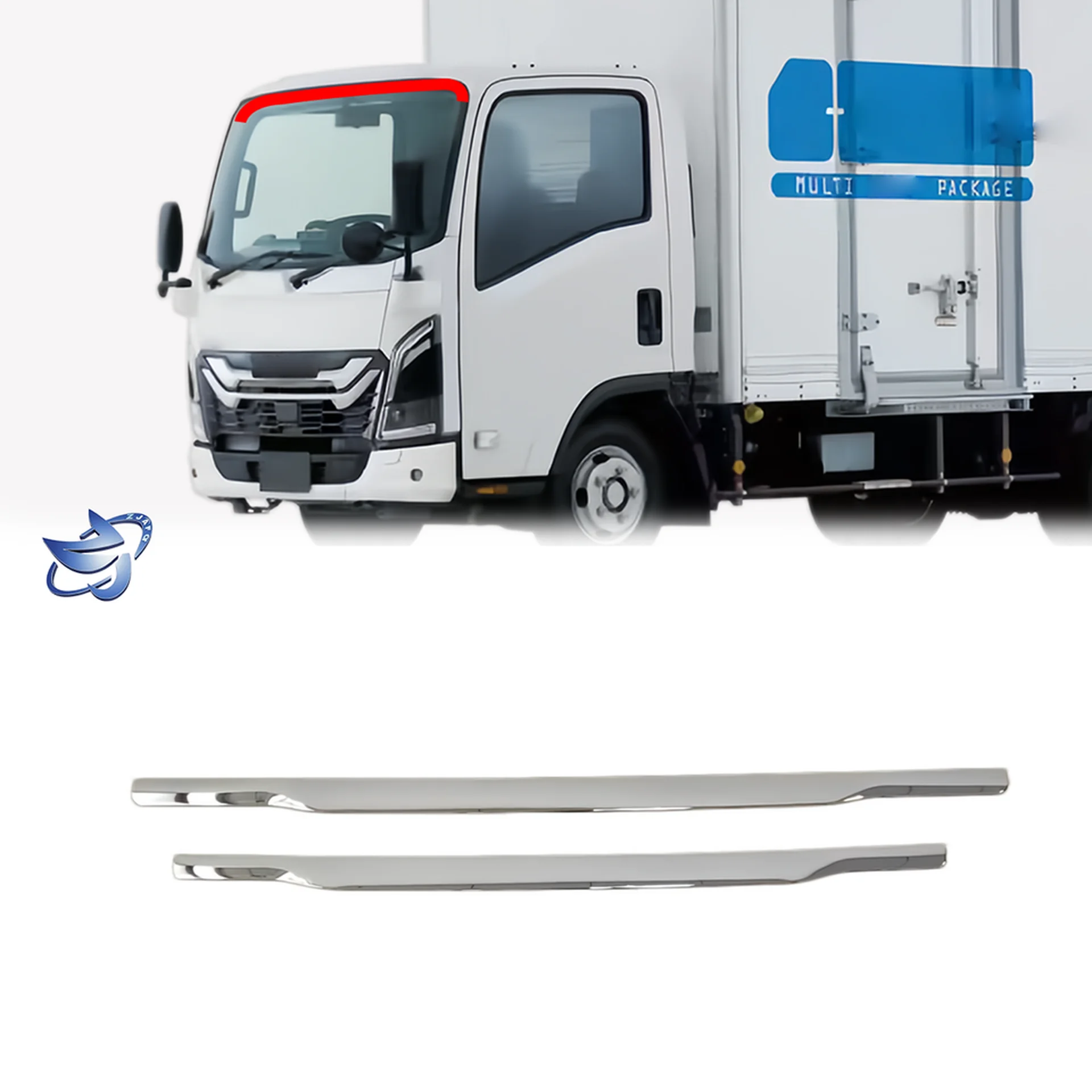 Chrome Plastic Trim / Cover for Isuzu New Elf 2023
