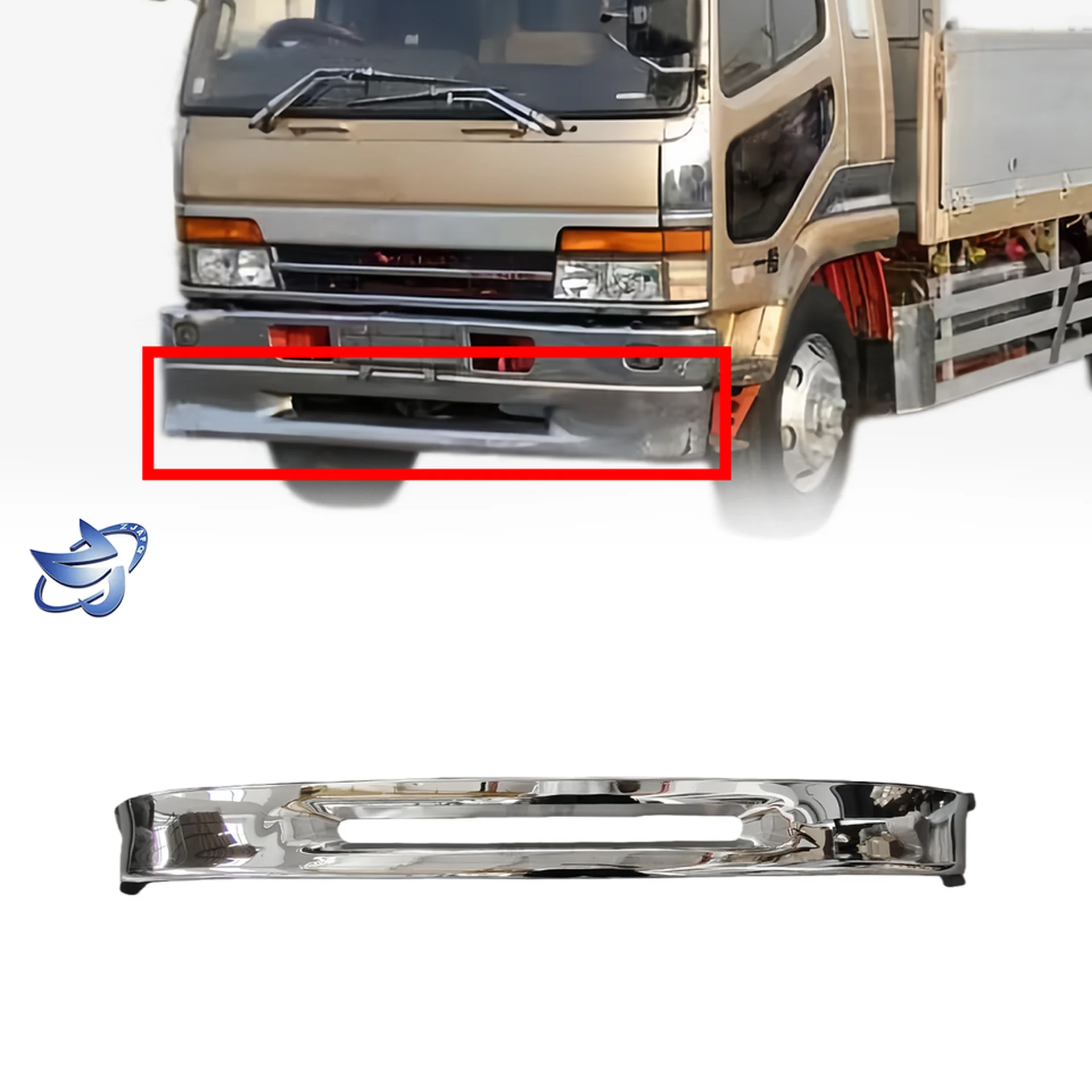 Chrome Metal Bumper for Mitsubishi FN627 / FM617
