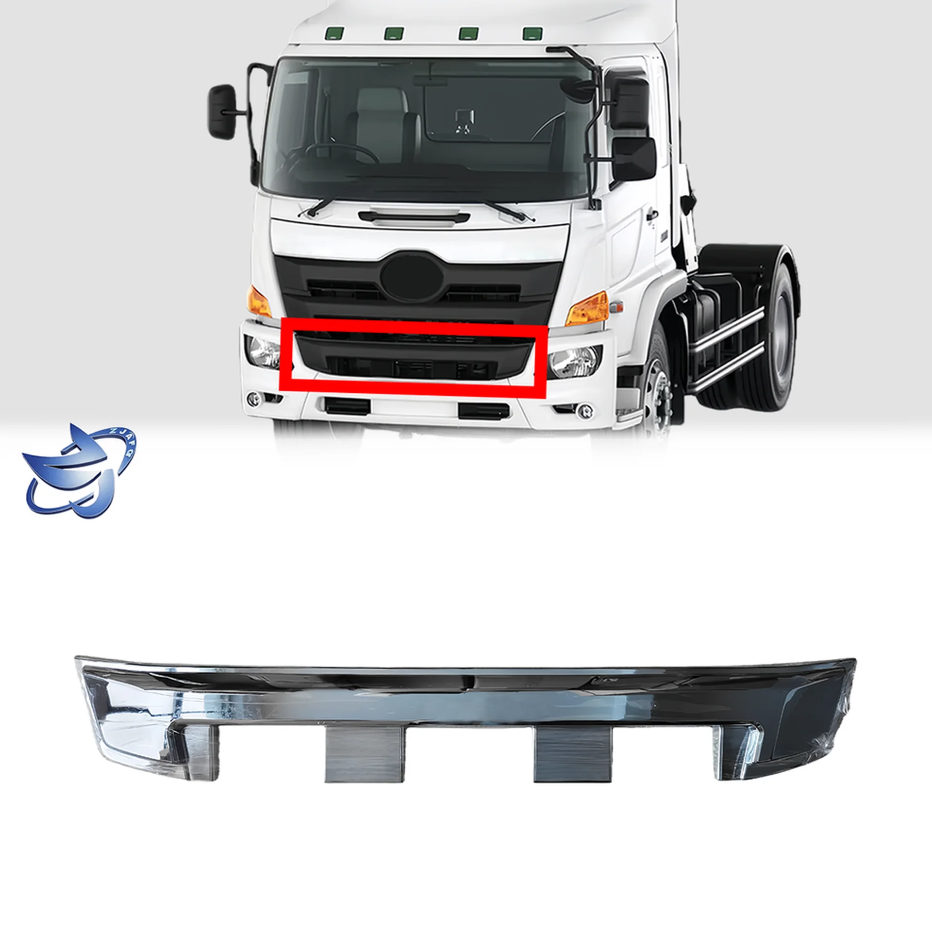 Black Plastic Grille for Hino Victor