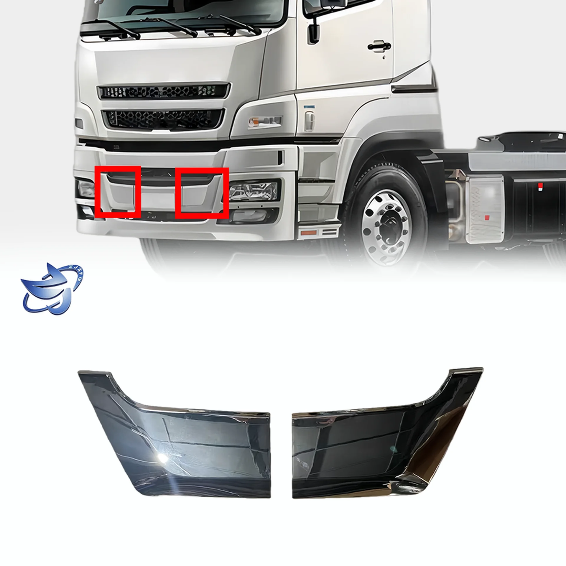 Chrome Plastic Bumper for Mitsubishi Fuso F420