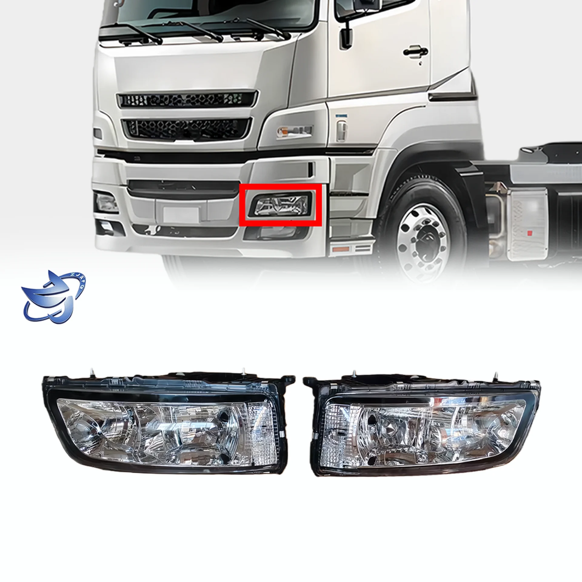 12V24V Plastic Head Lamp for Mitsubishi Fuso F420