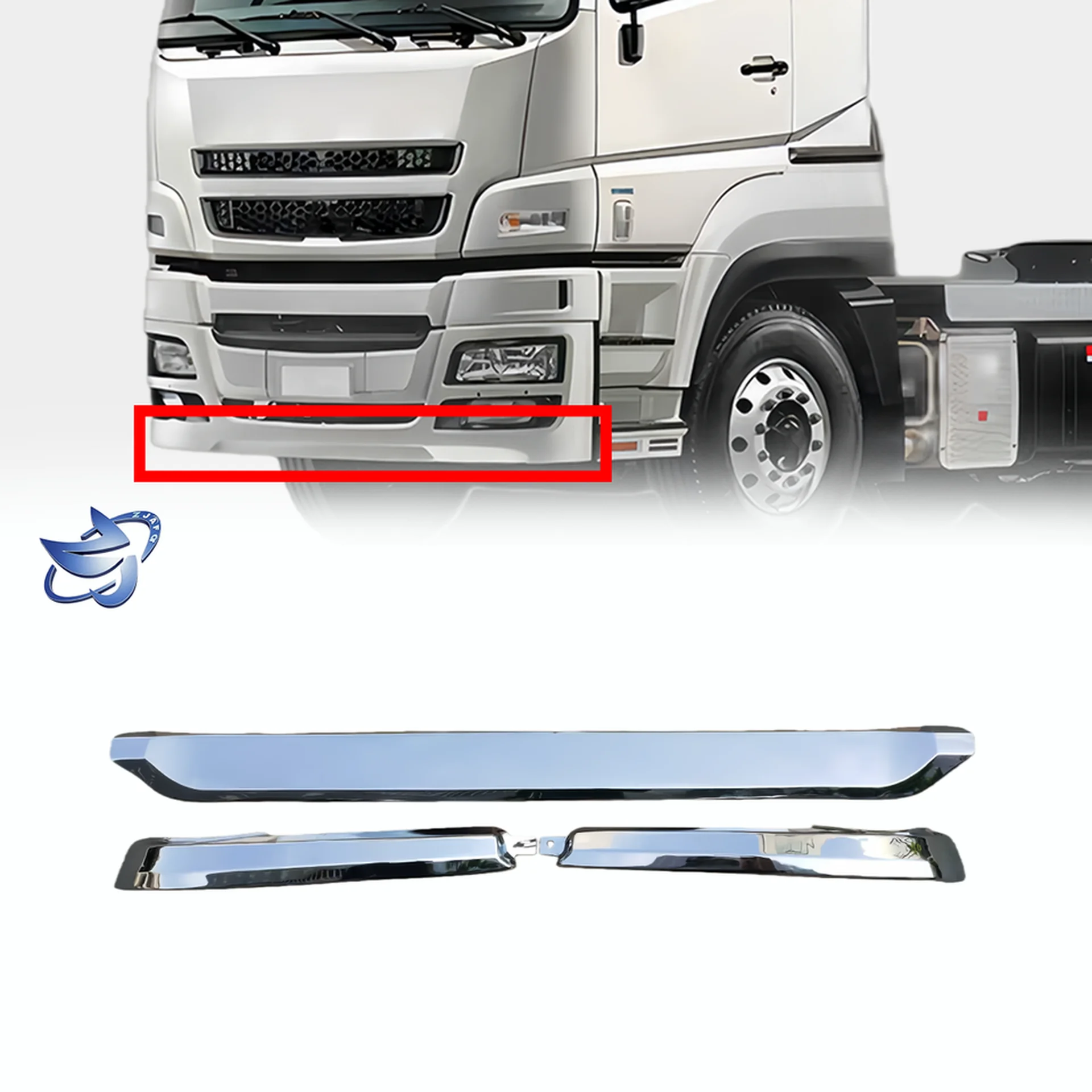 Chrome Plastic Bumper for Mitsubishi Fuso F420