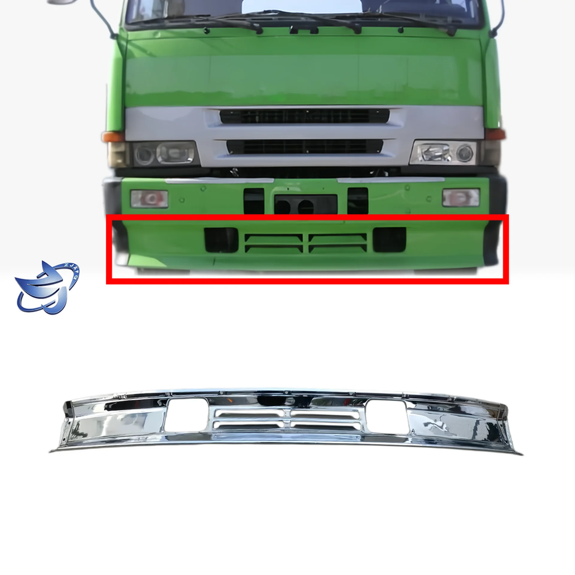 Chrome Metal Bumper for Mitsubishi F320 / F330