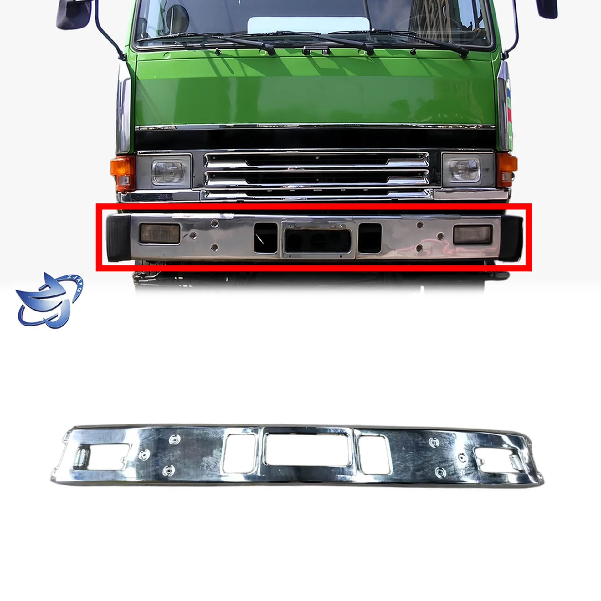 Chrome Metal Bumper for Mitsubishi F320 / F330