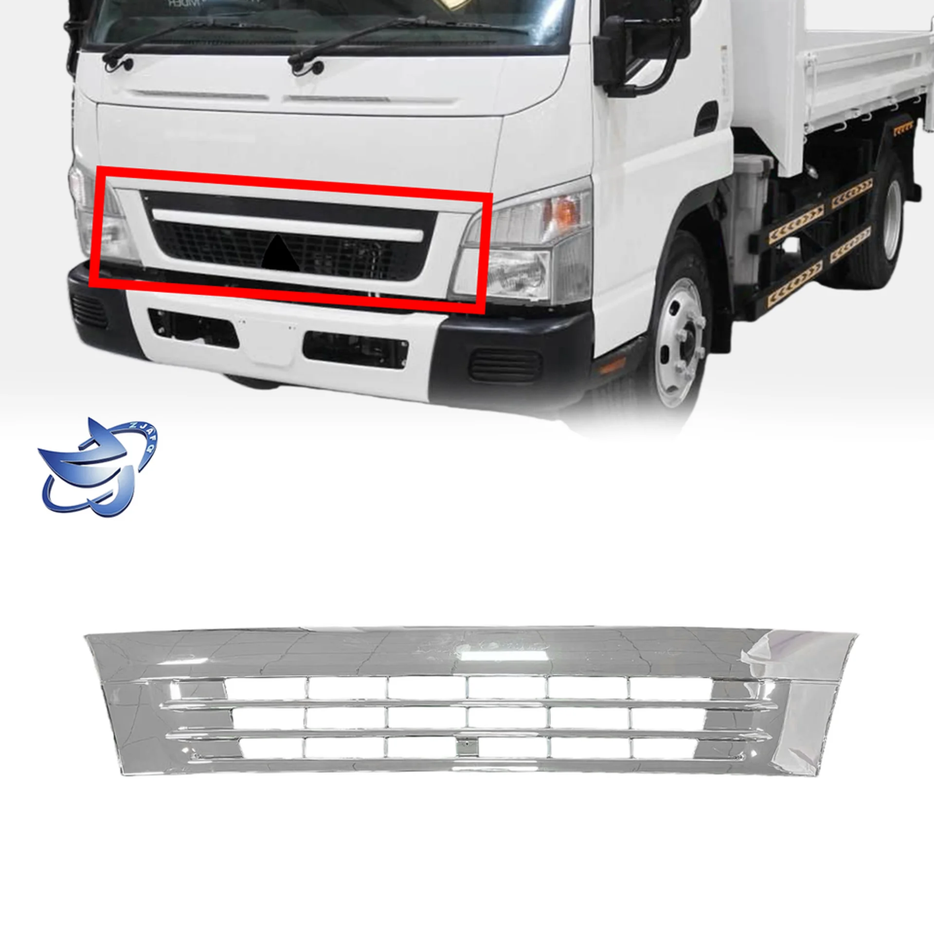 Chrome Plastic Grille for Mitsubishi Canter 2007