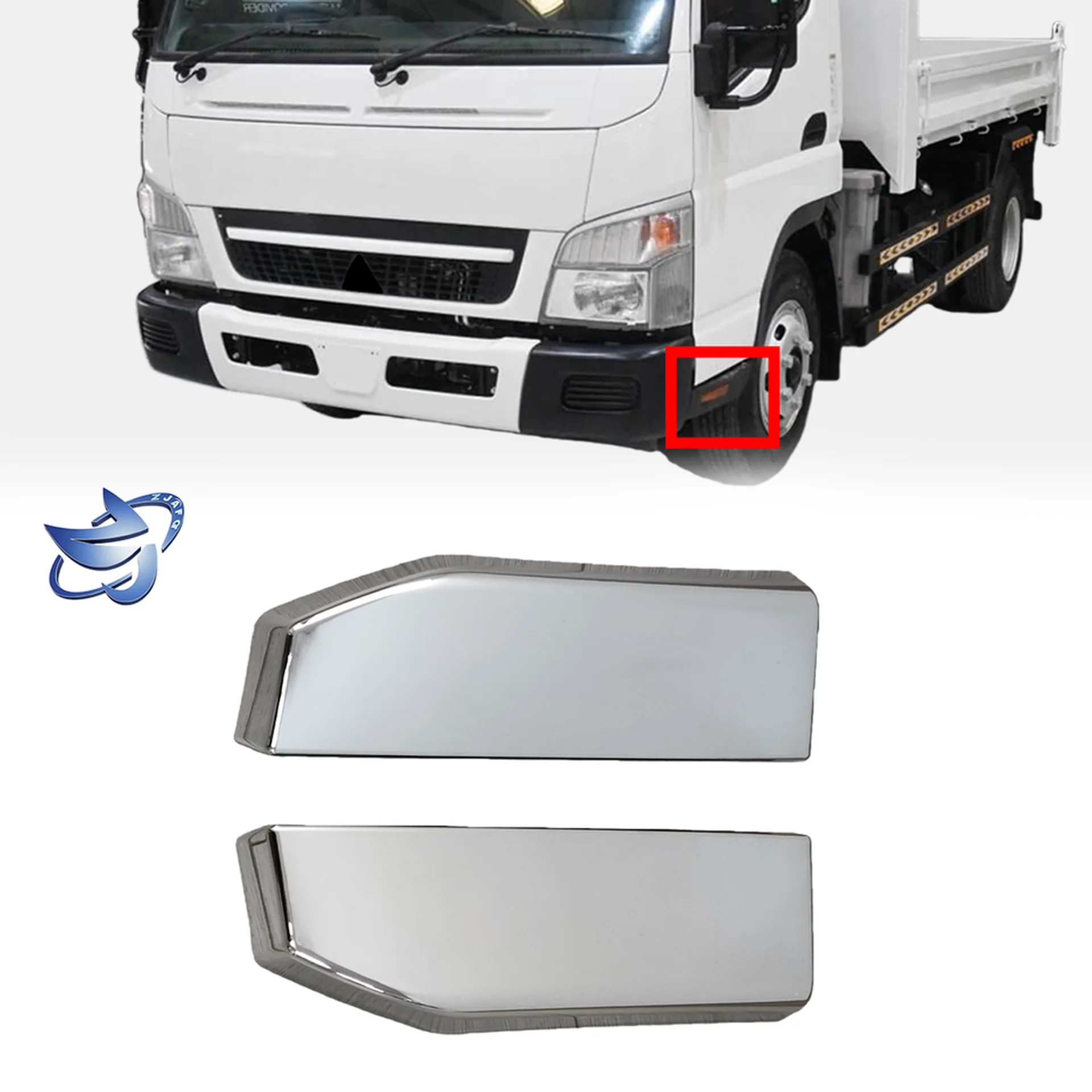 Chrome Plastic Step Panel for Mitsubishi Canter 2007